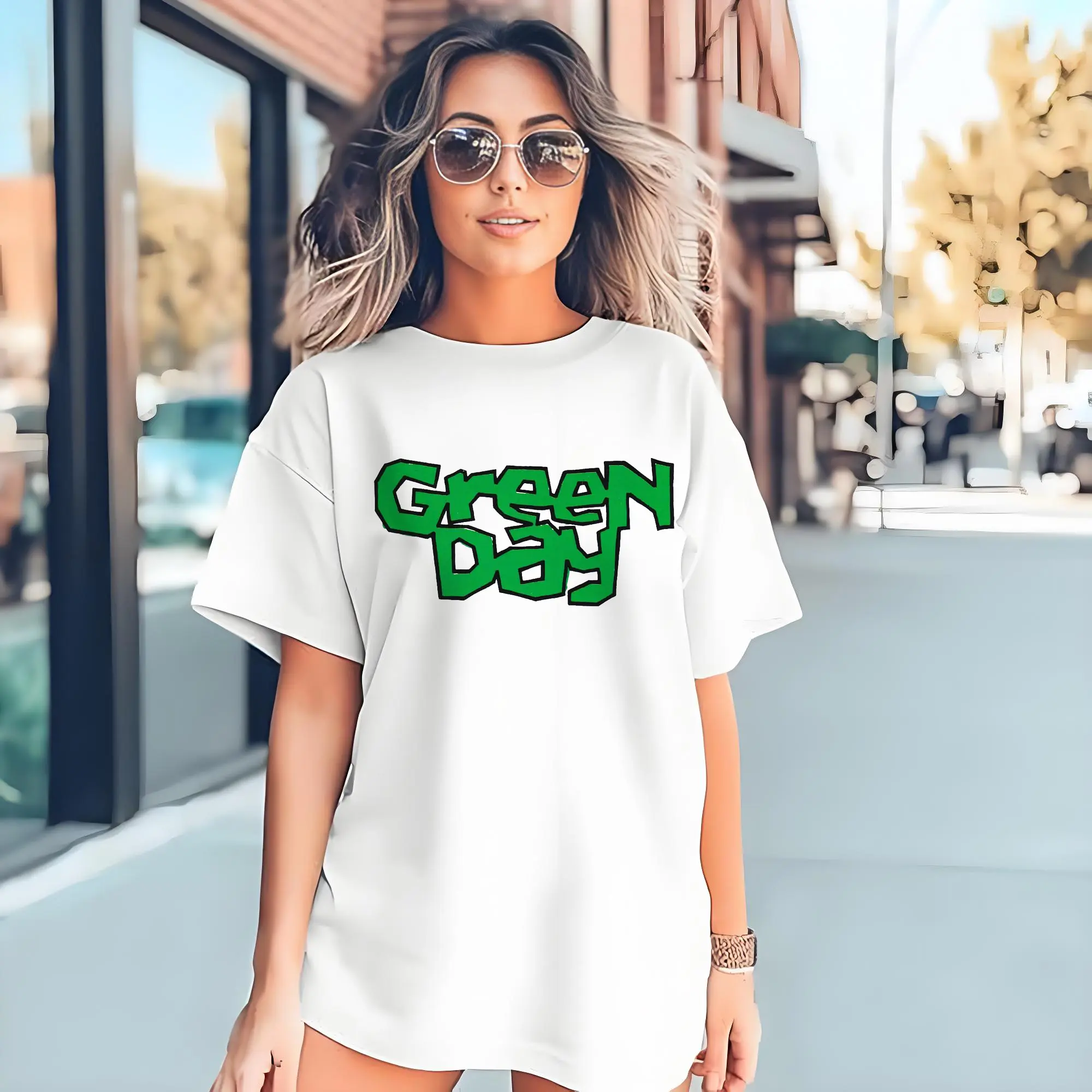 Green Day Graffiti Style DIY  Shirt