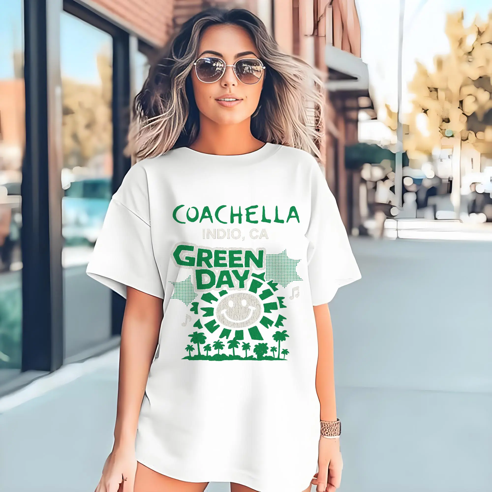 Green Day Coachella Music Festival DIY Shirt