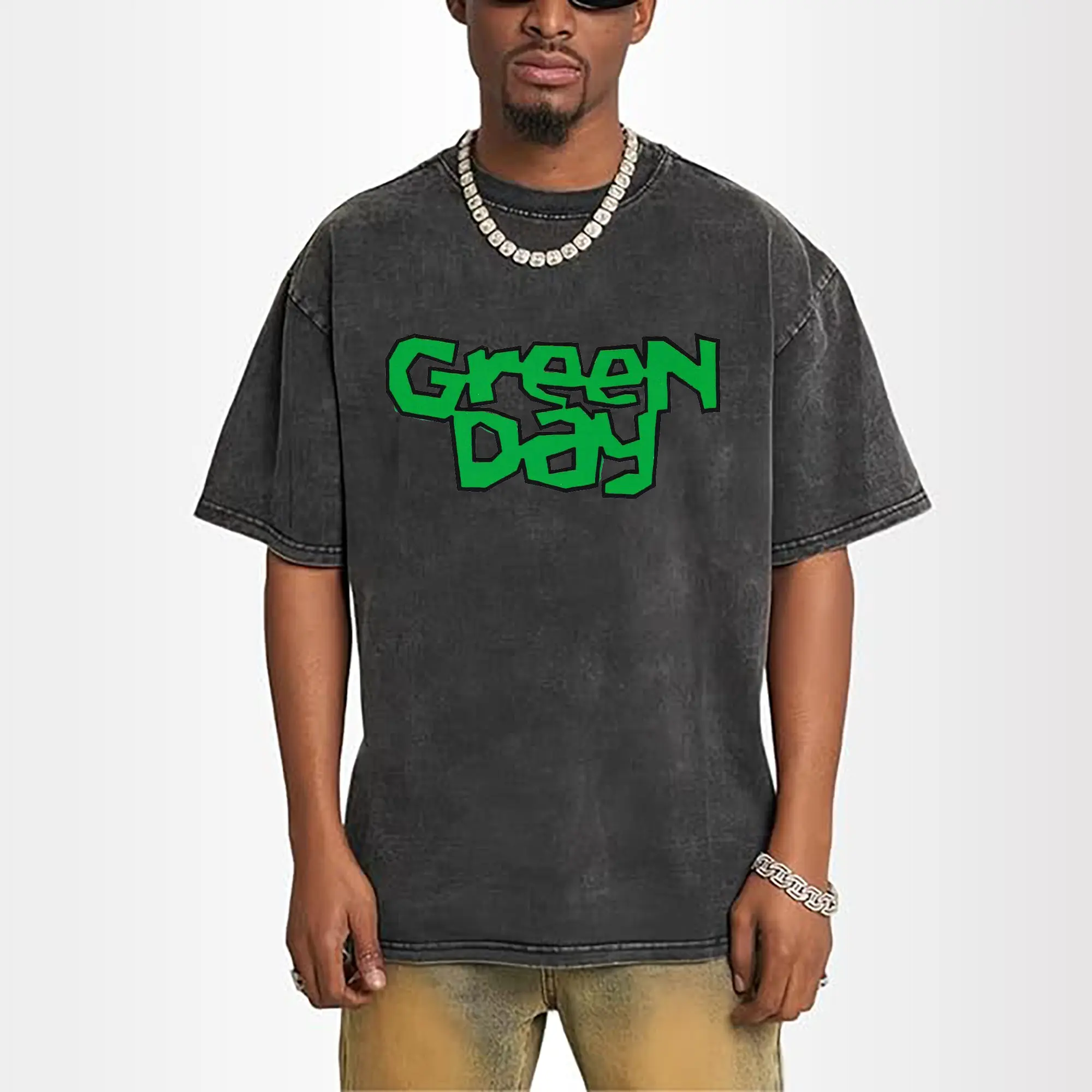 Green Day Graffiti Style DIY  Shirt
