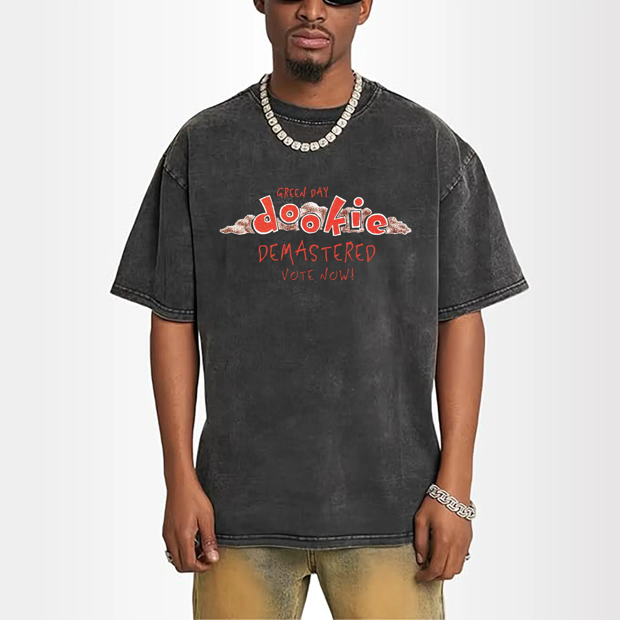 Green Day《Dookie》Album Punk Rock DIY Shirt