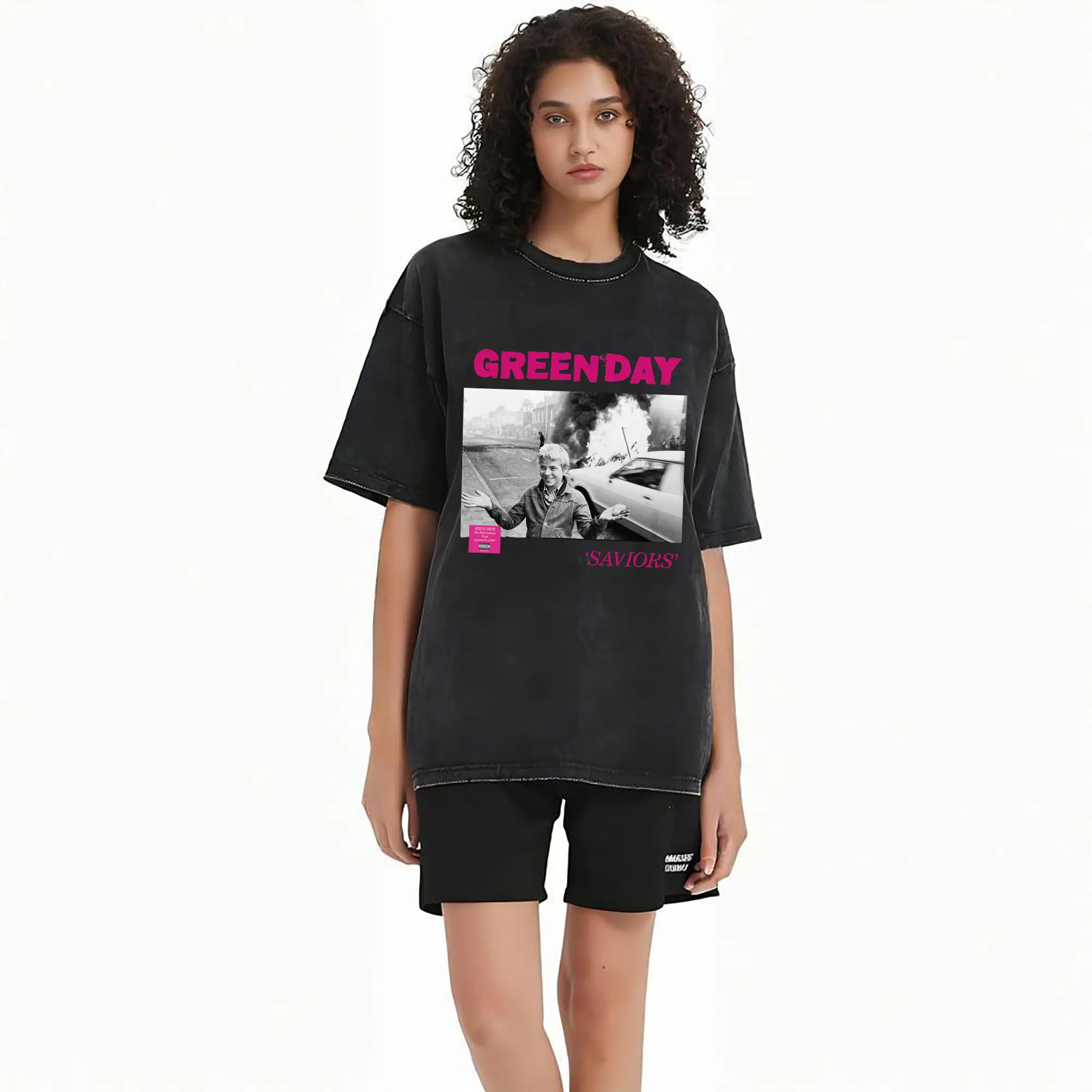 Green Day《Saviors》Punk Rock DIY Shirt