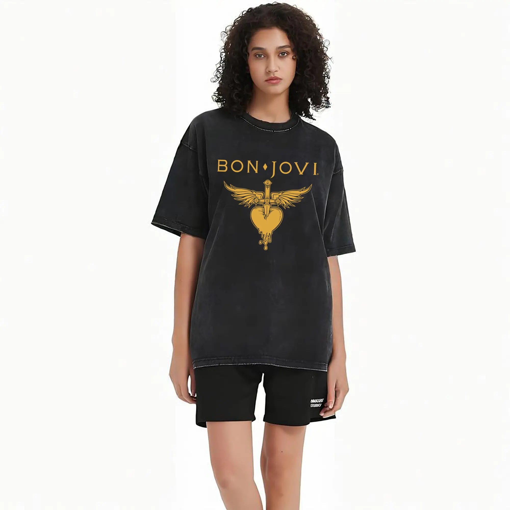 Bon Jovi Gold Rock Logo