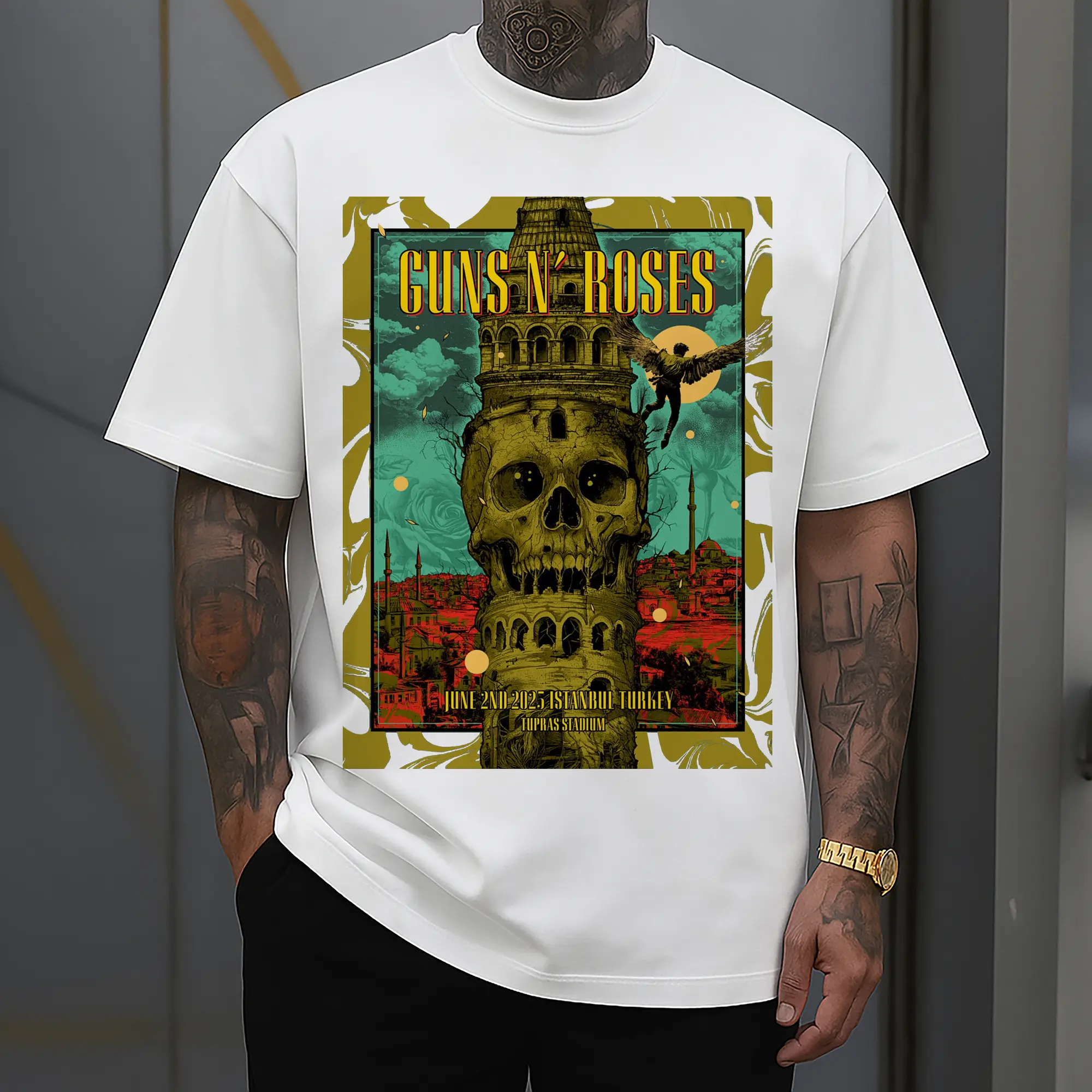 Guns N' Roses Istanbul Tour City Limited Shirt