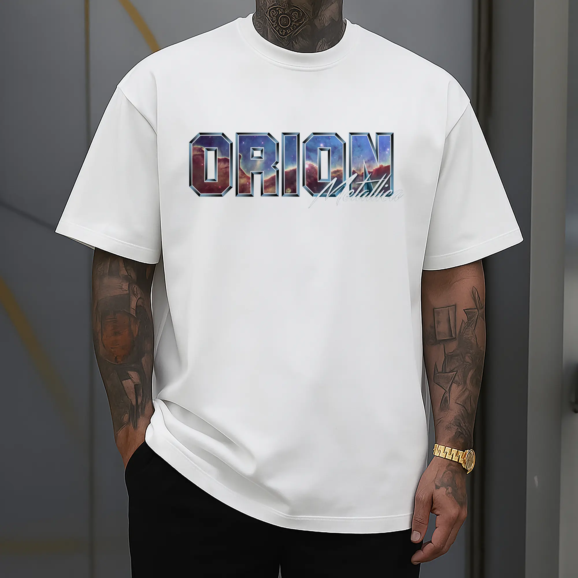 Metallica Orion Space Heavy Metal DIY Shirt