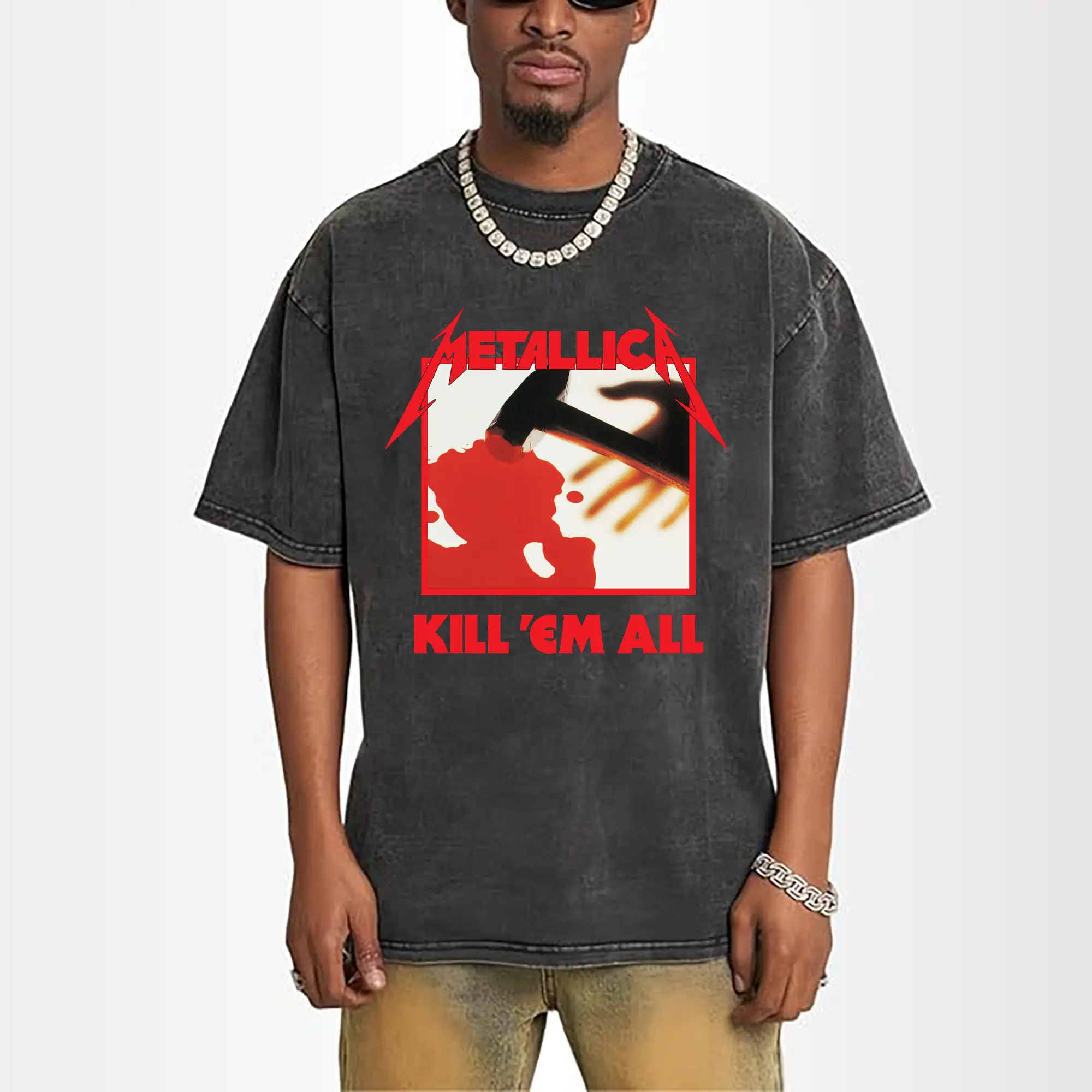 Metallica《Kill 'Em All》Album Limited DIY Shirt