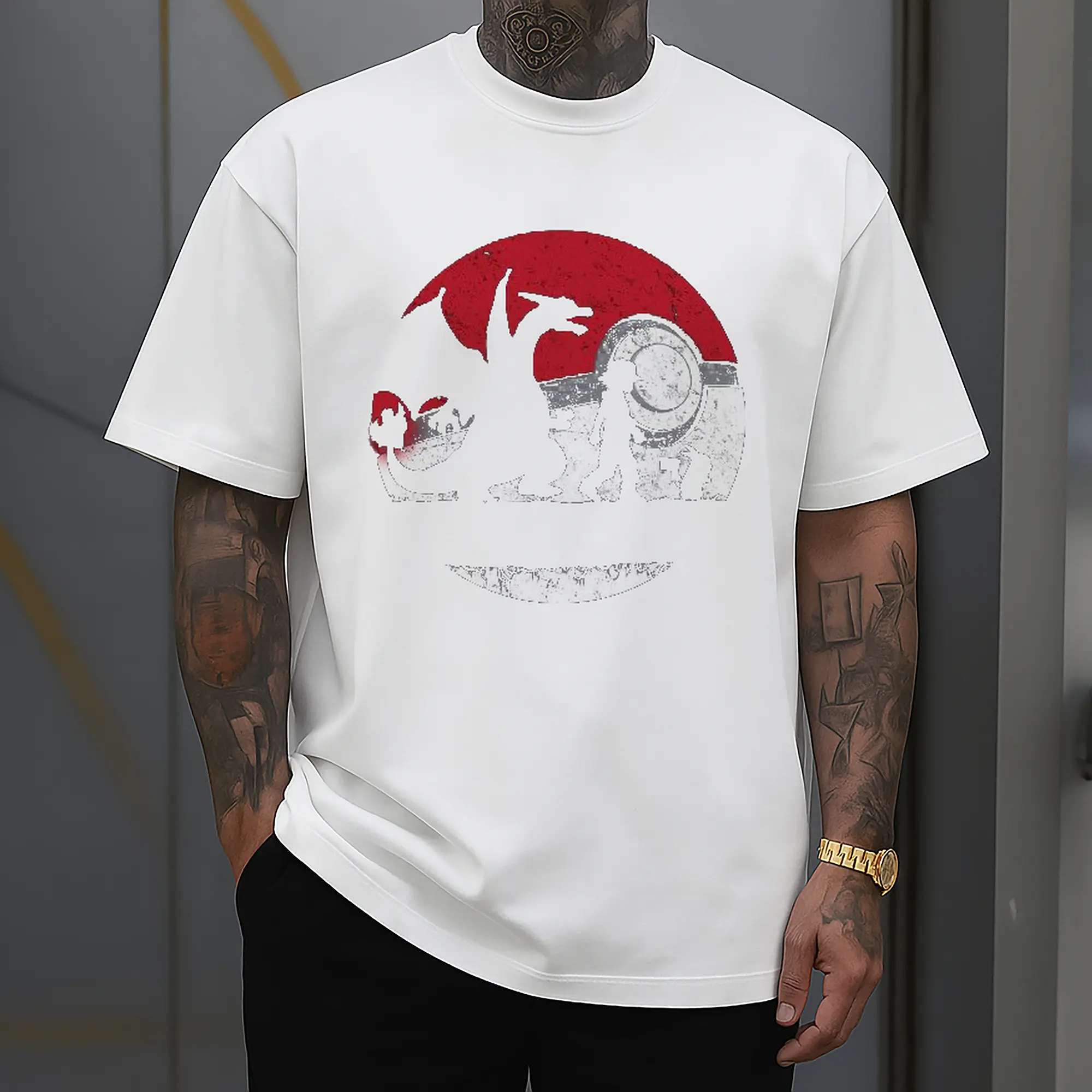 Pokémon Charizard & Trainer Retro DIY