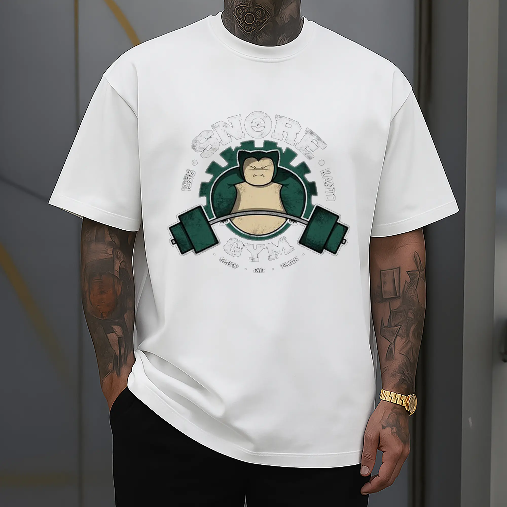 Pokémon Snorlax Gym Retro DIY