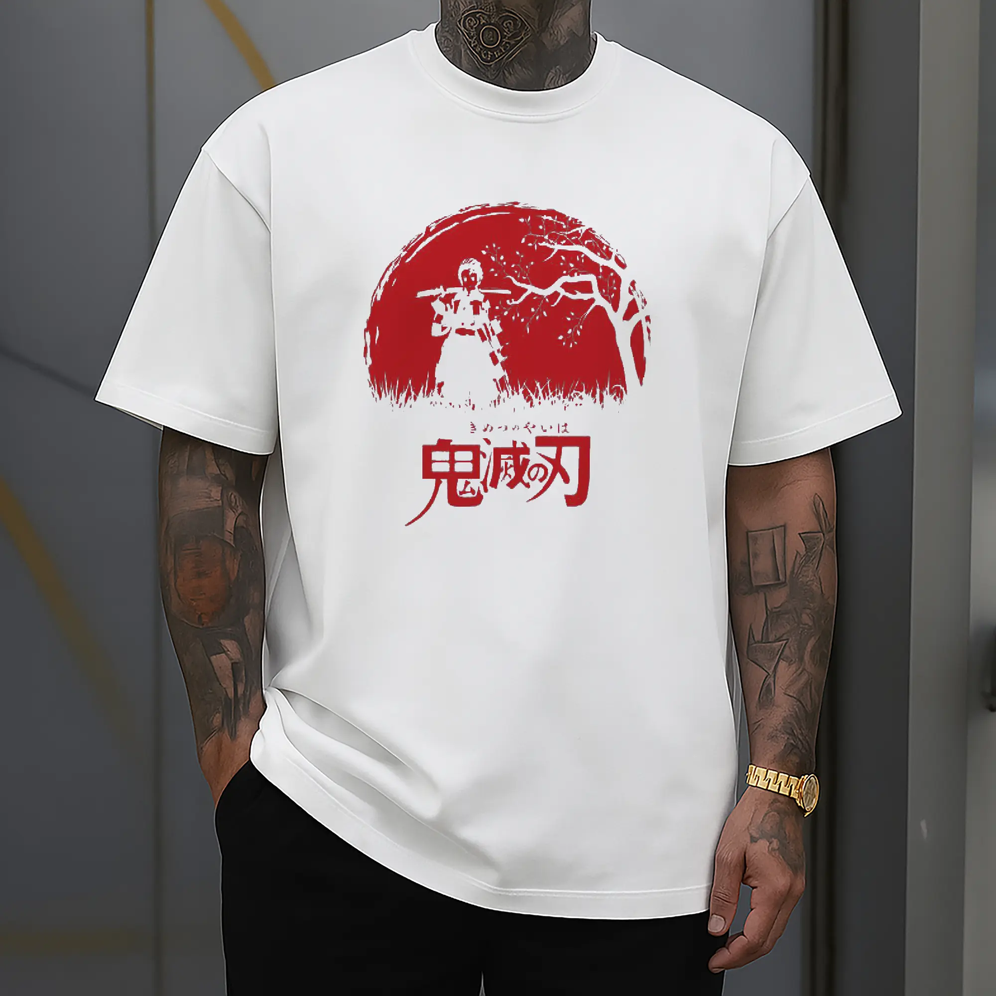 Demon Slayer Japanese Minimalist Style DIY Shirt