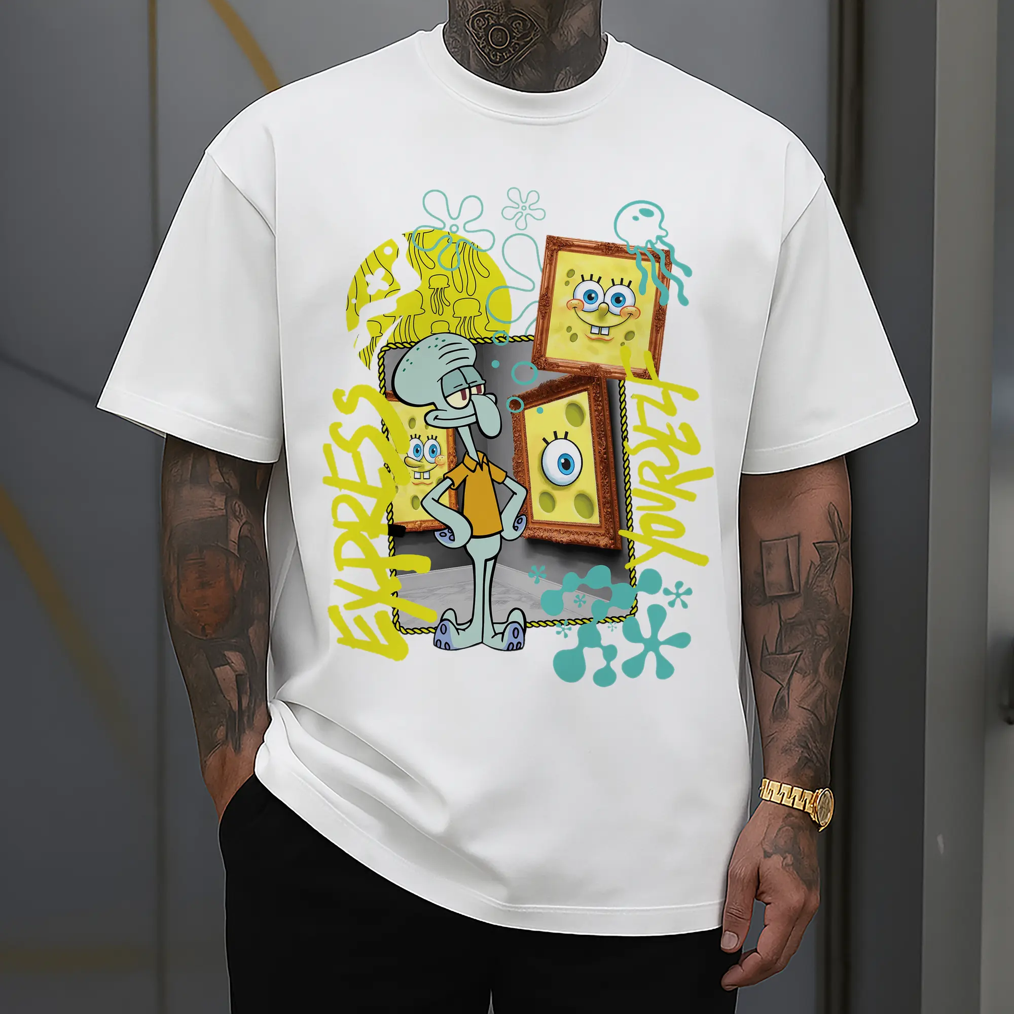 SpongeBob & Squidward Express Yourself DIY