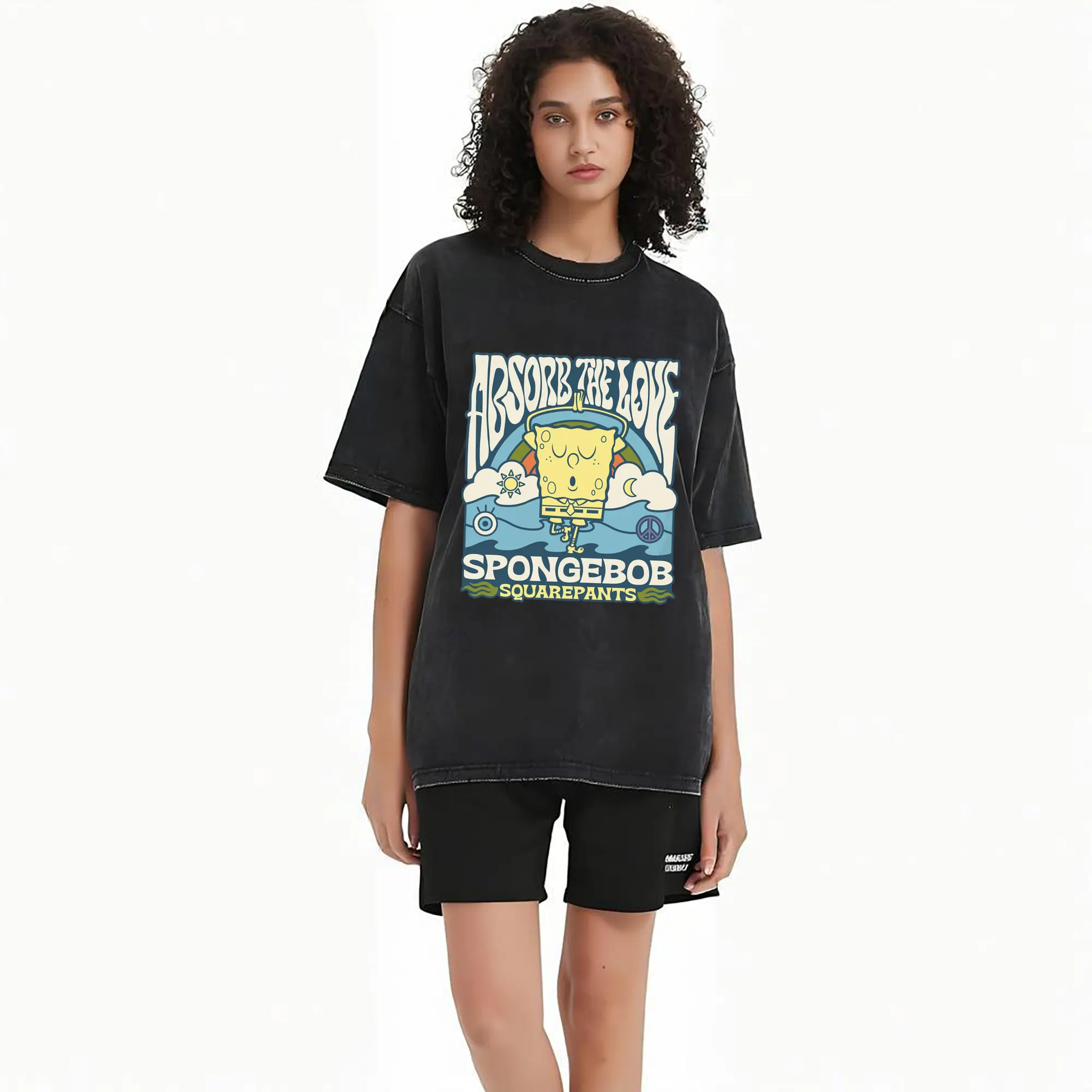 SpongeBob Retro Psychedelic Absorb The Love DIY