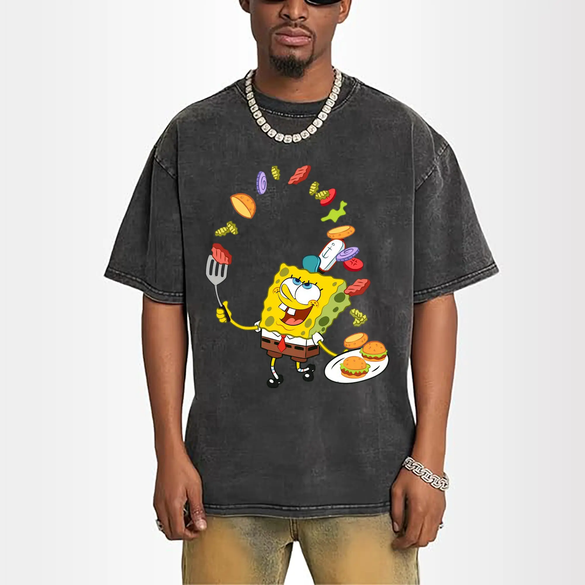 SpongeBob Cooking Krusty Krab Burgers DIY