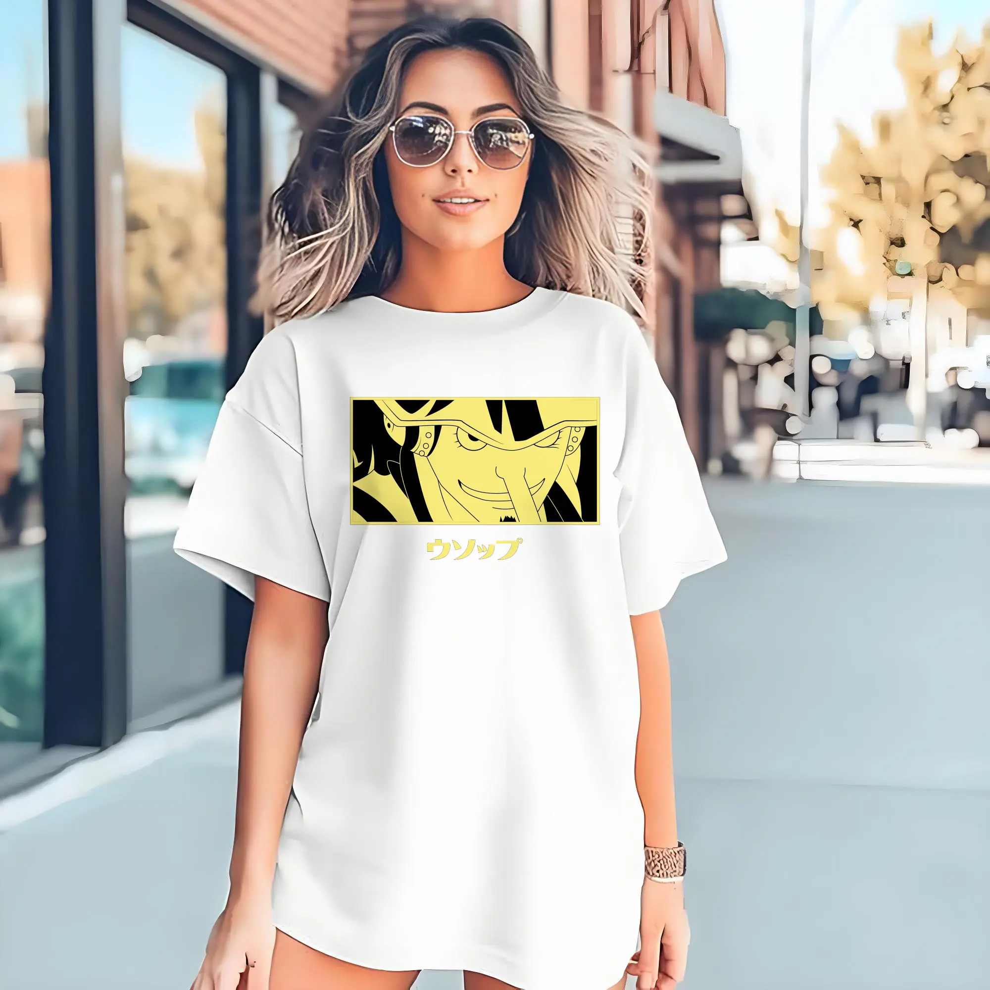 One Piece Usopp Yellow Anime DIY Shirt