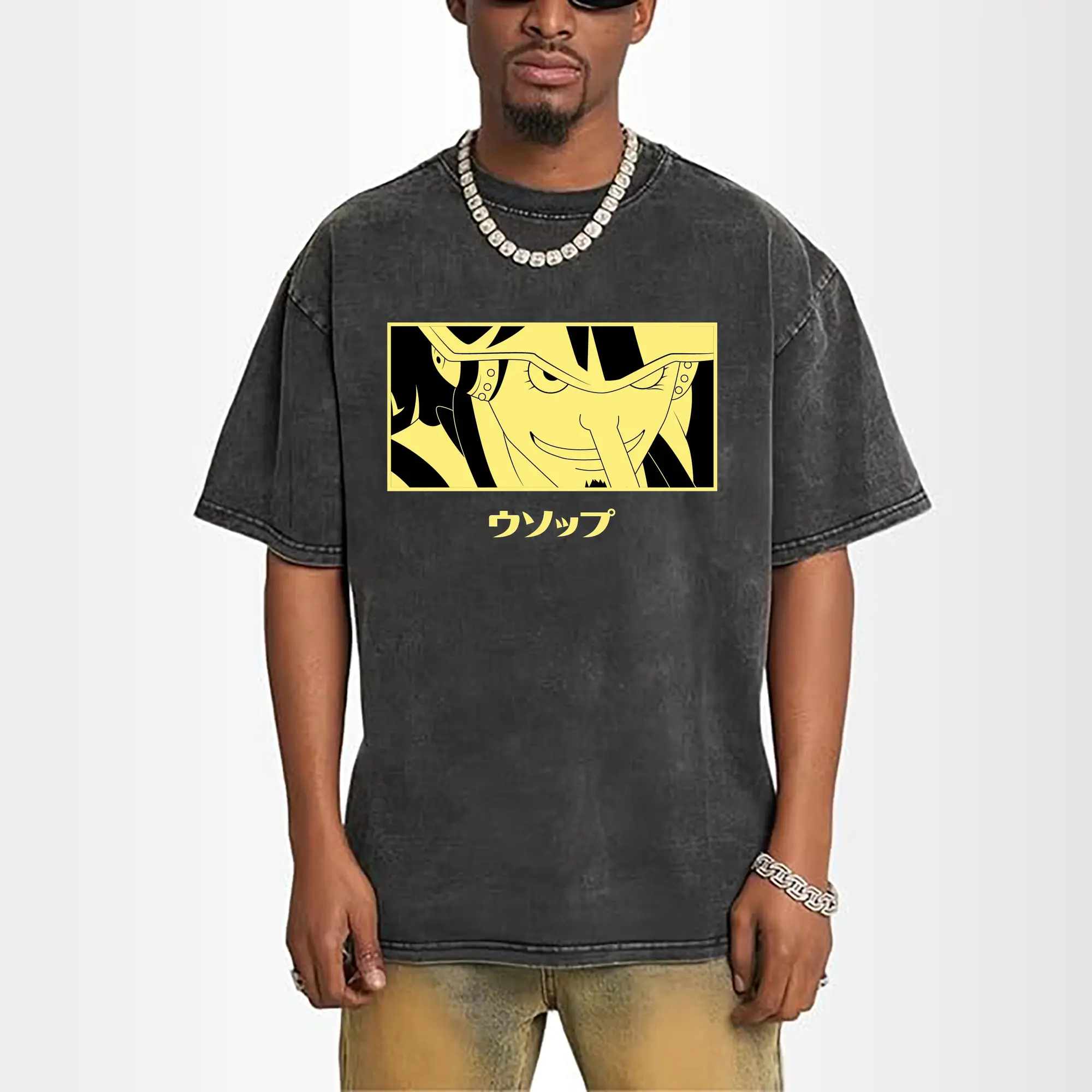 One Piece Usopp Yellow Anime DIY Shirt