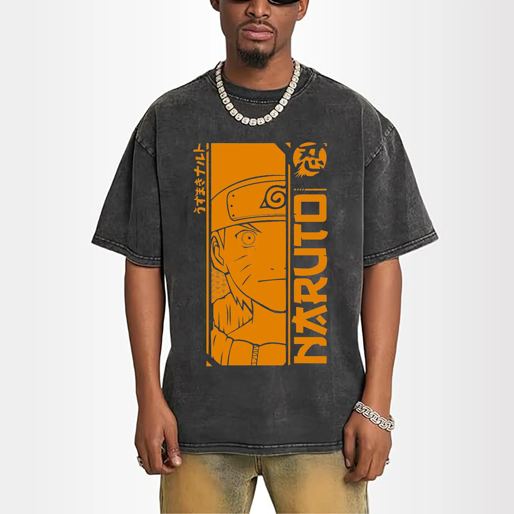 Naruto Uzumaki Orange Retro Anime DIY