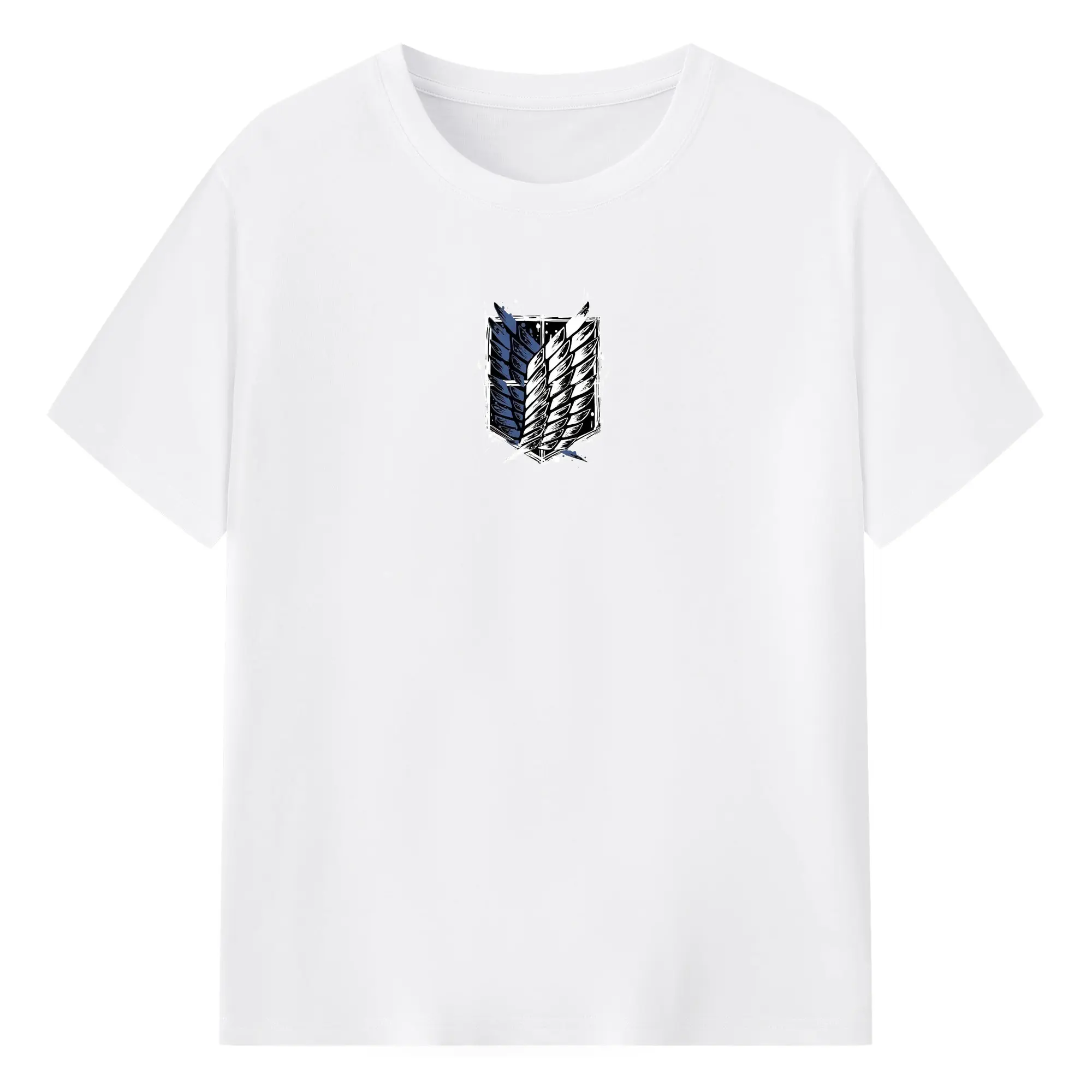 Attack on Titan Wings of Freedom DIY Shirt - 180g Cotton T-Shirt With Front Heat Transfer Print – Soft, Lightweight, Fitted Design – Comfortable Casual Wear For Sports & Everyday Use