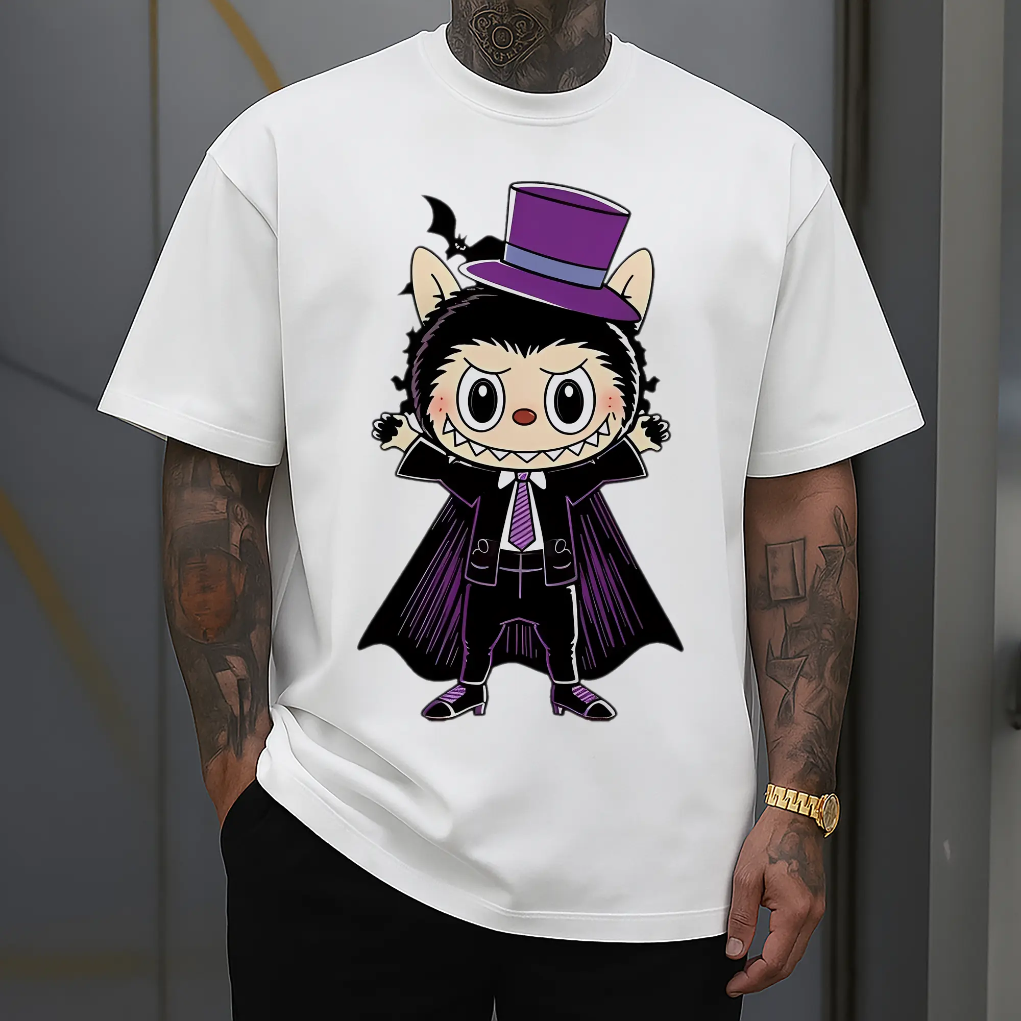 Labubu Cute Vampire Gentleman Cartoon DIY