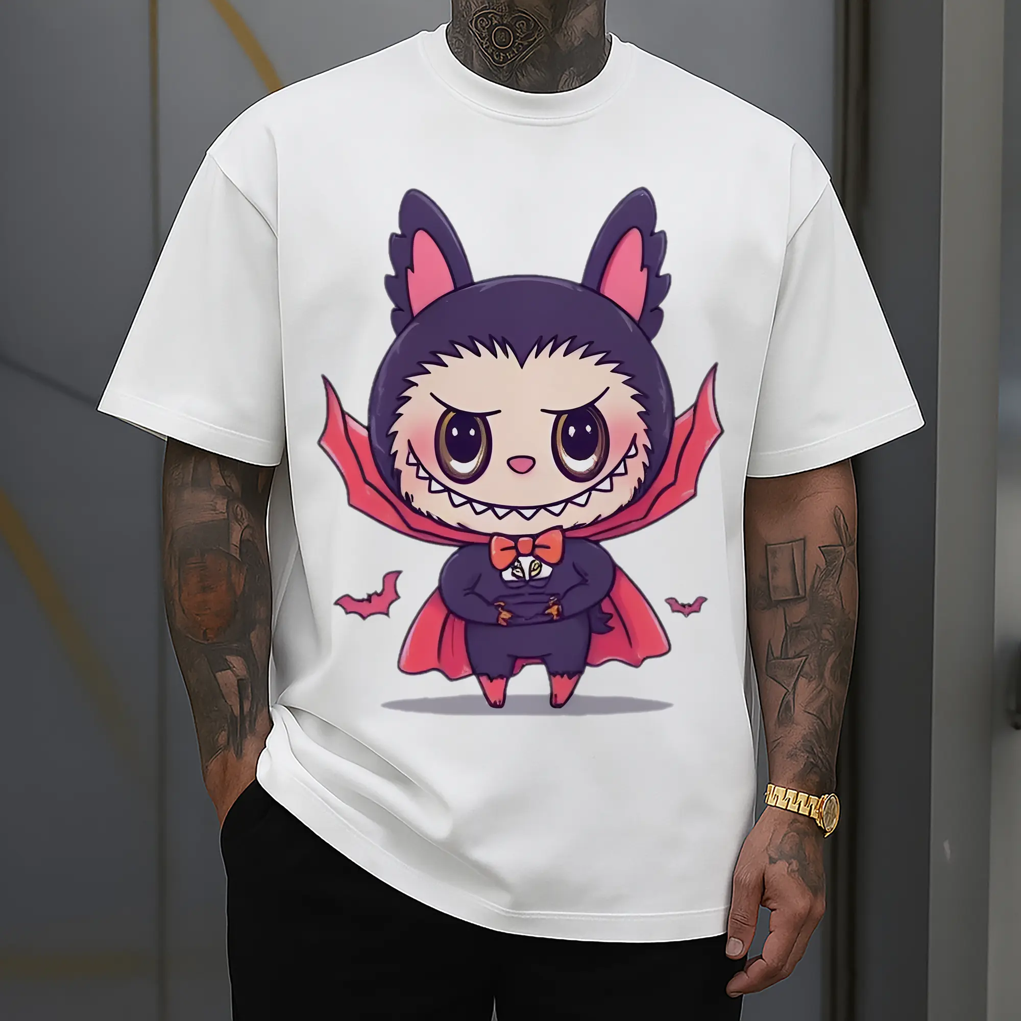 Labubu Cute Halloween Vampire Cartoon DIY