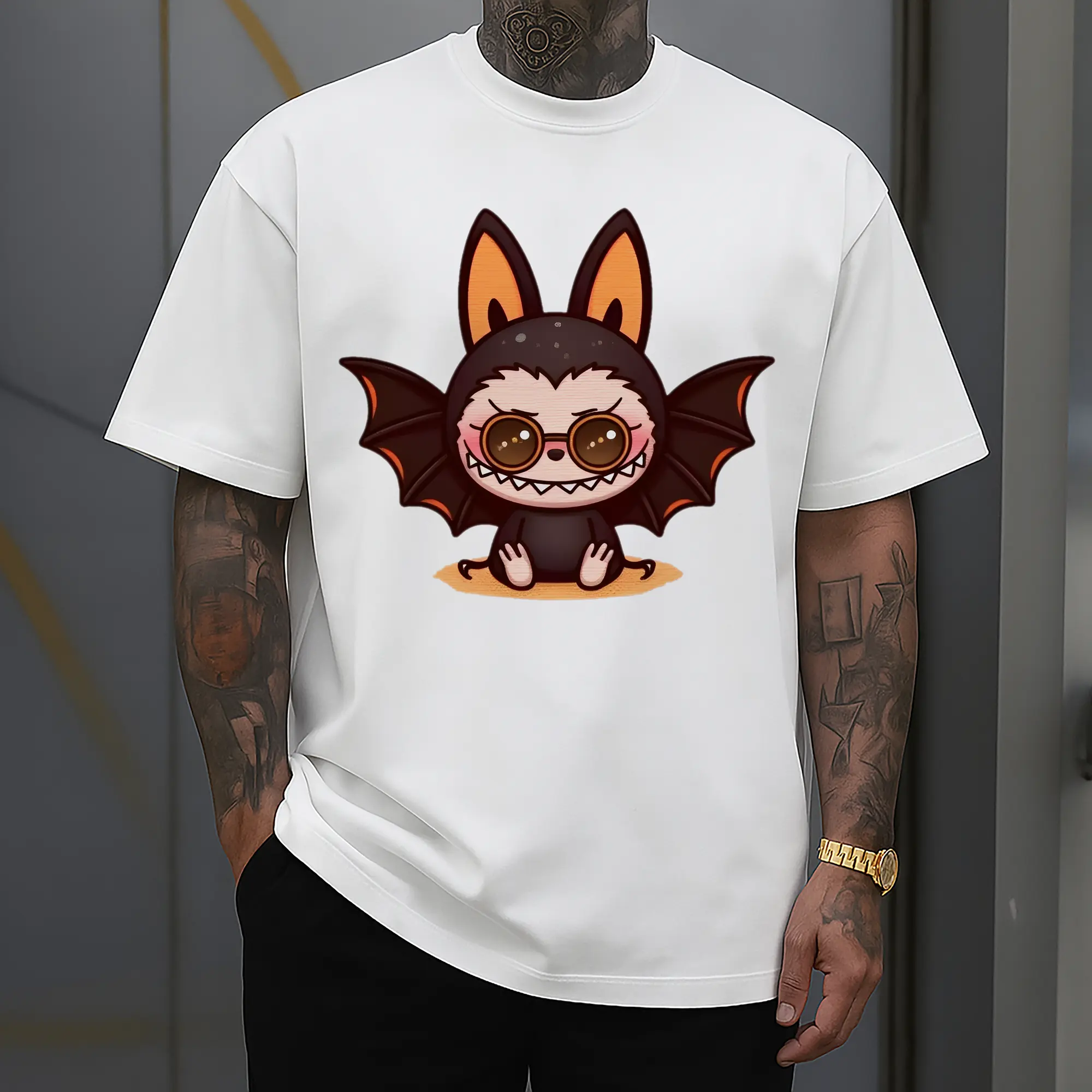Labubu Kawaii Dark Bat Cartoon Trendy DIY