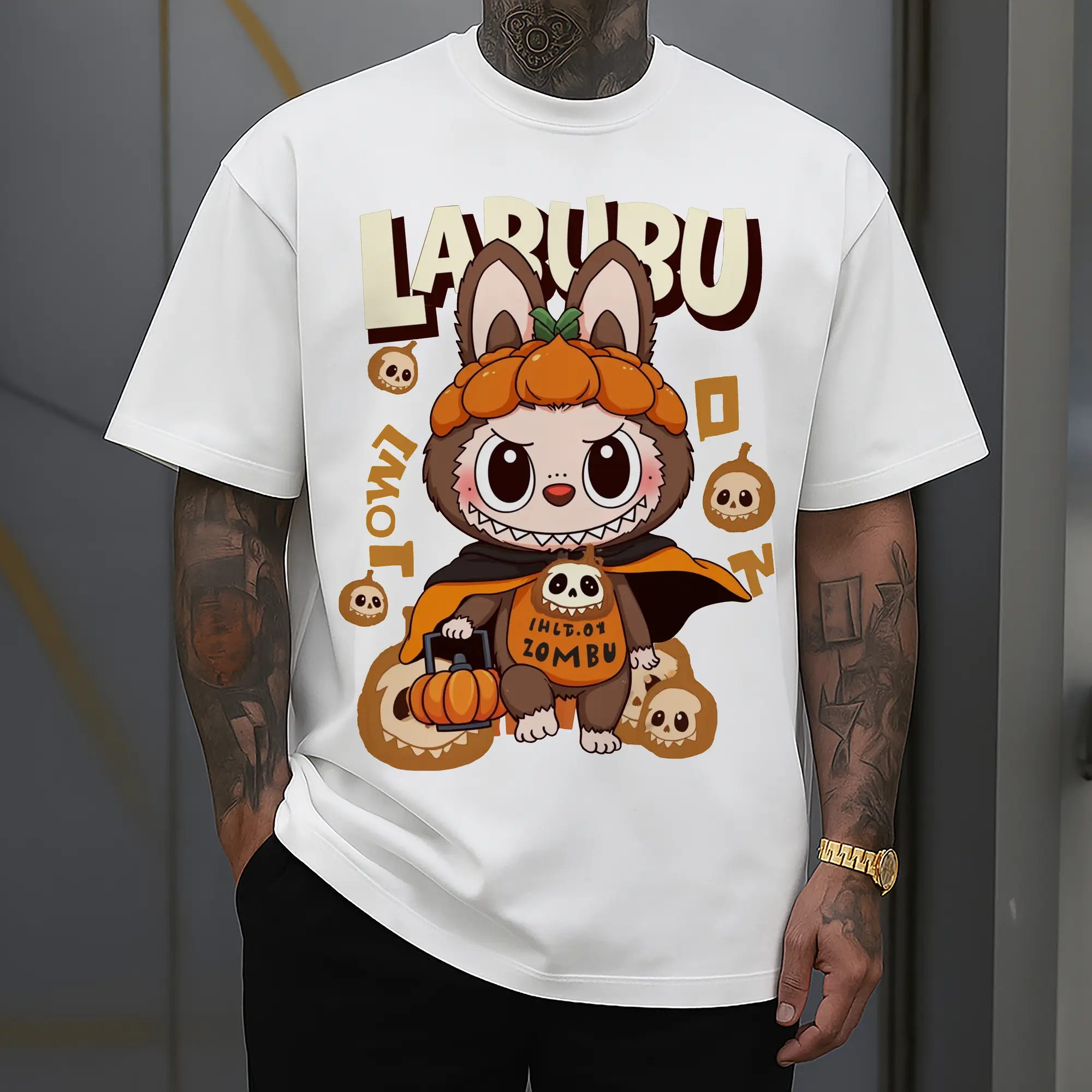 Labubu Halloween Cute Dark Cartoon DIY