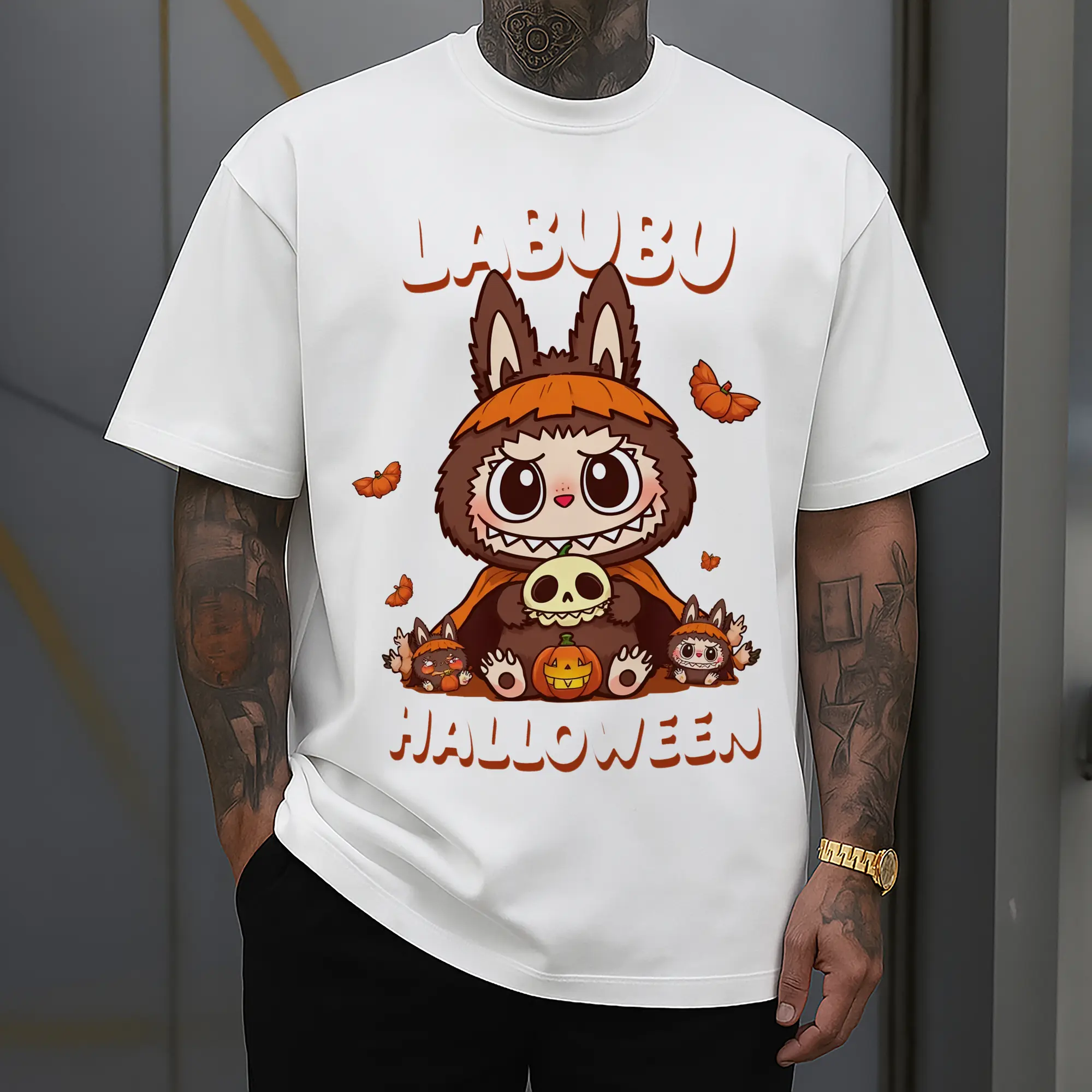 Labubu Cute Dark Pumpkin Trendy DIY