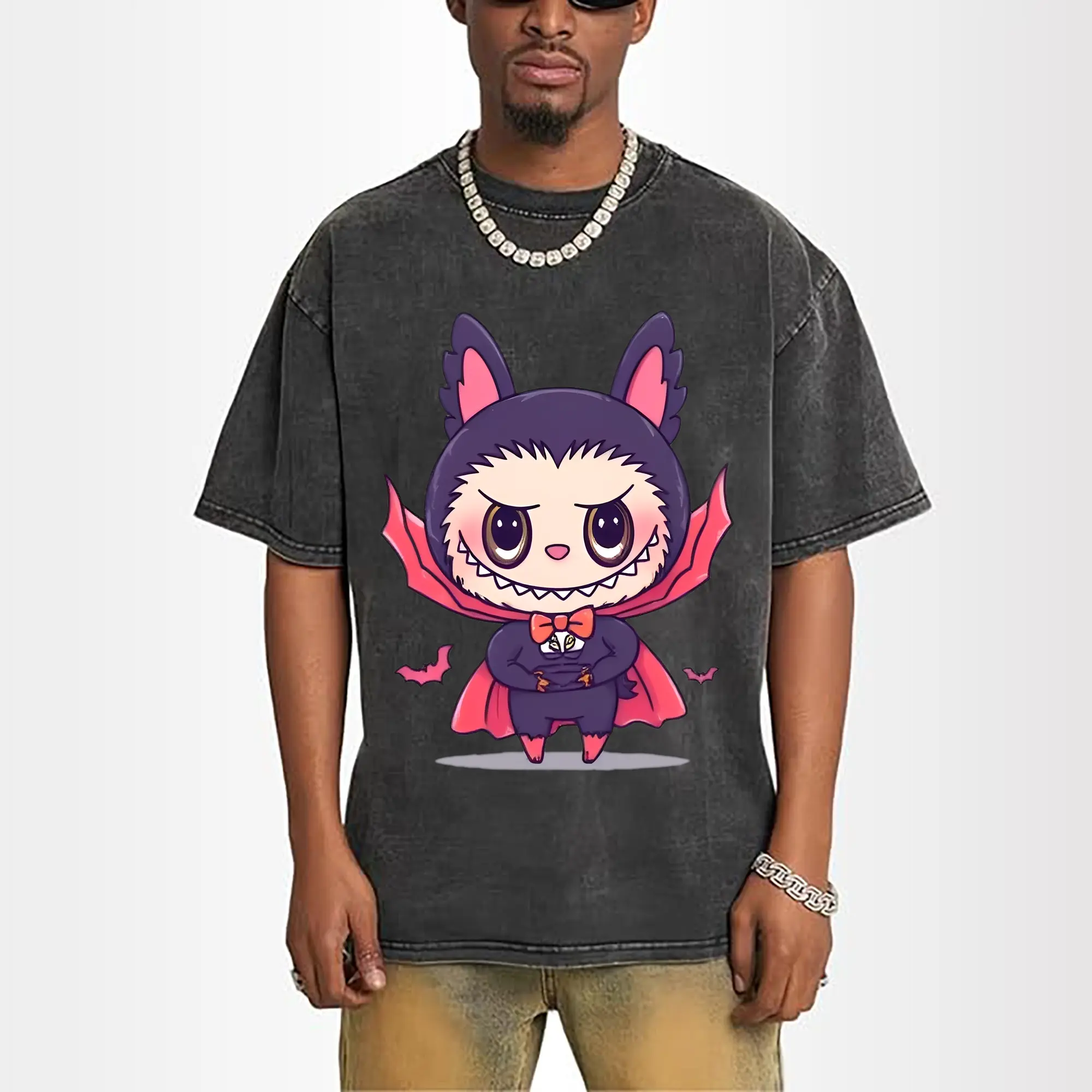 Labubu Cute Halloween Vampire Cartoon DIY