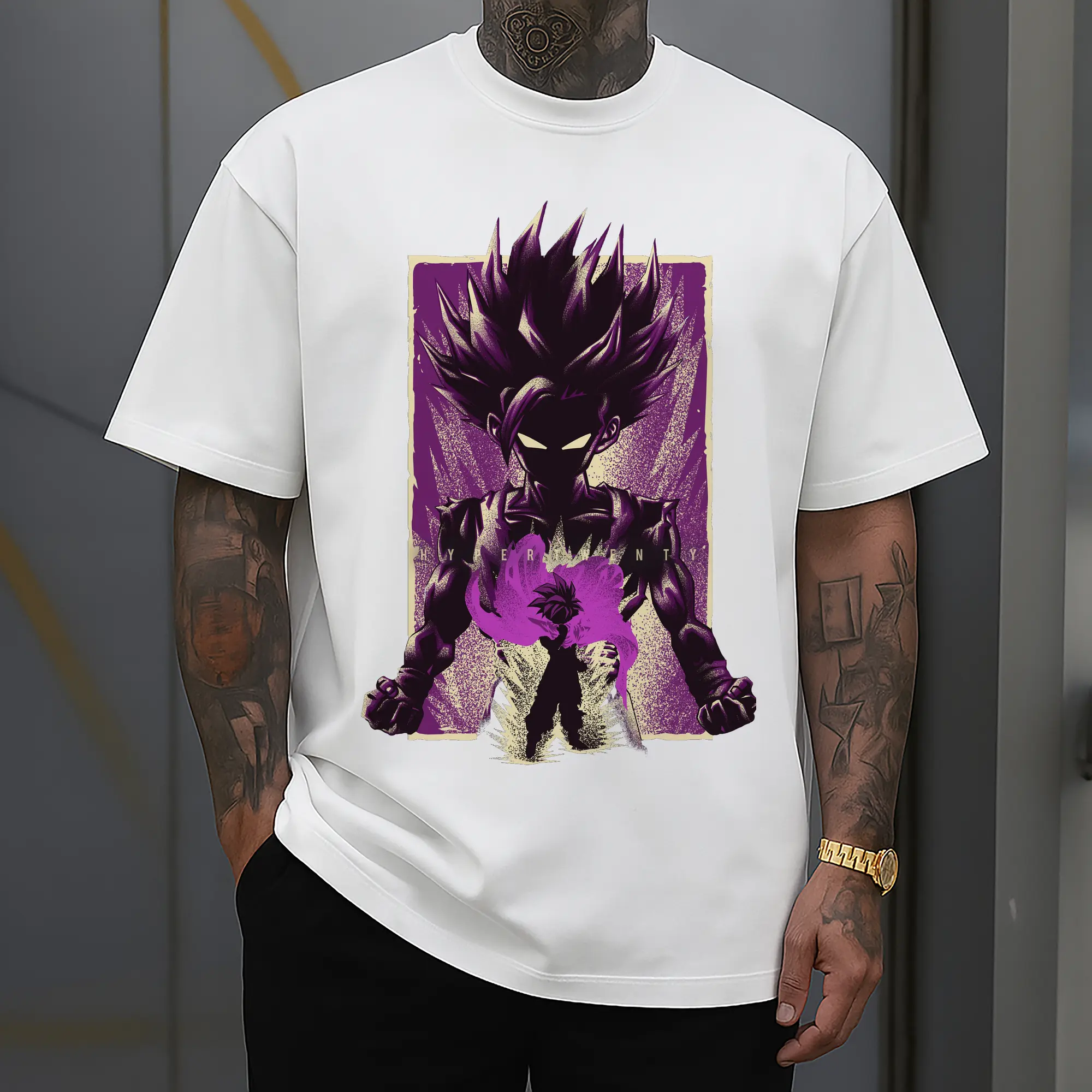 Dragon Ball Super Saiyan Vintage Style DIY Shirt