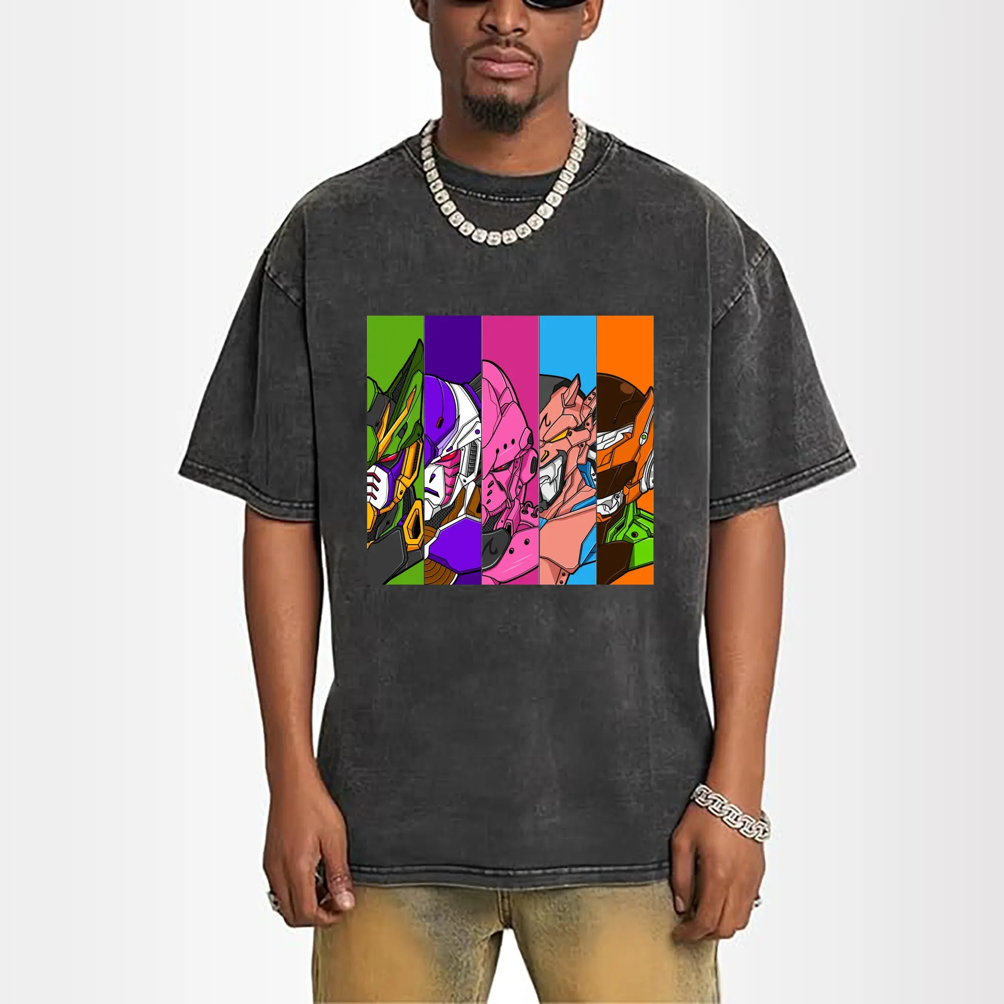 Dragon Ball x Gundam Characters DIY Shirt