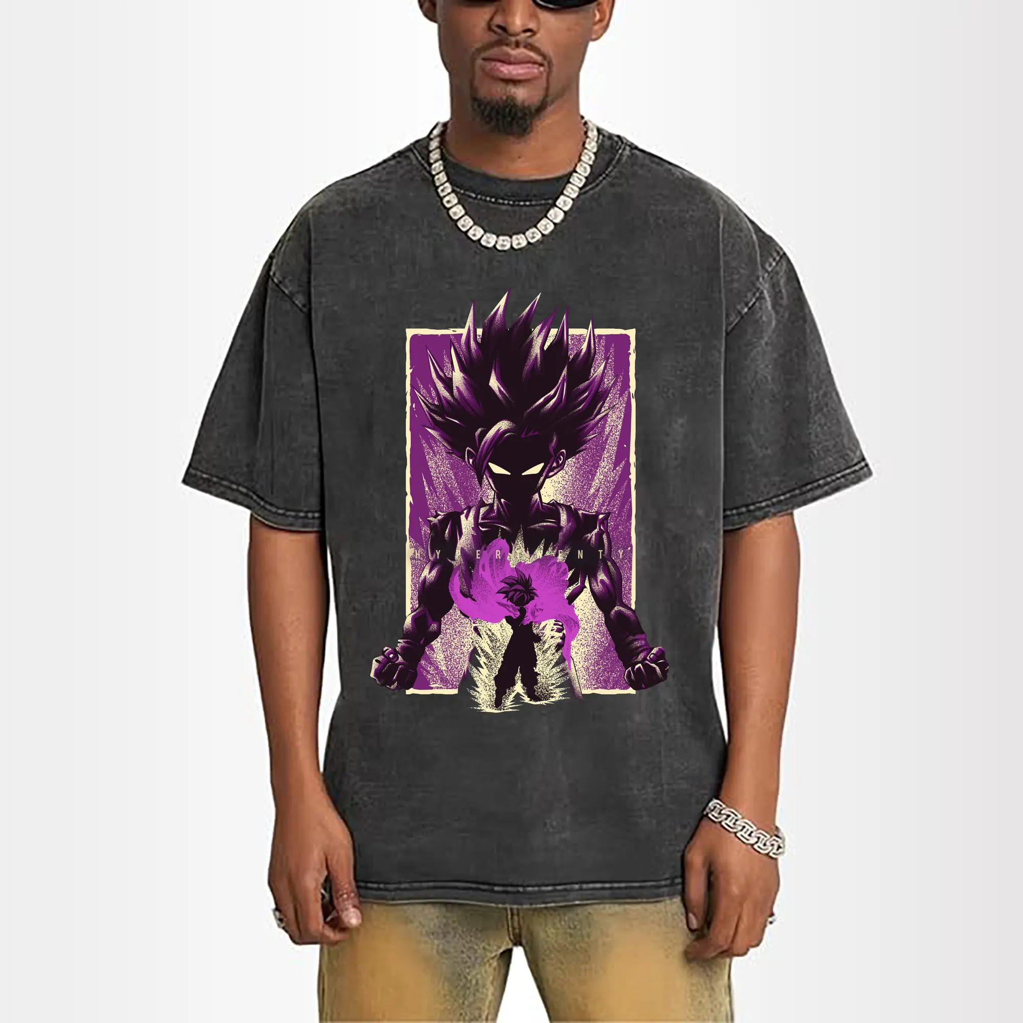 Dragon Ball Super Saiyan Vintage Style DIY Shirt