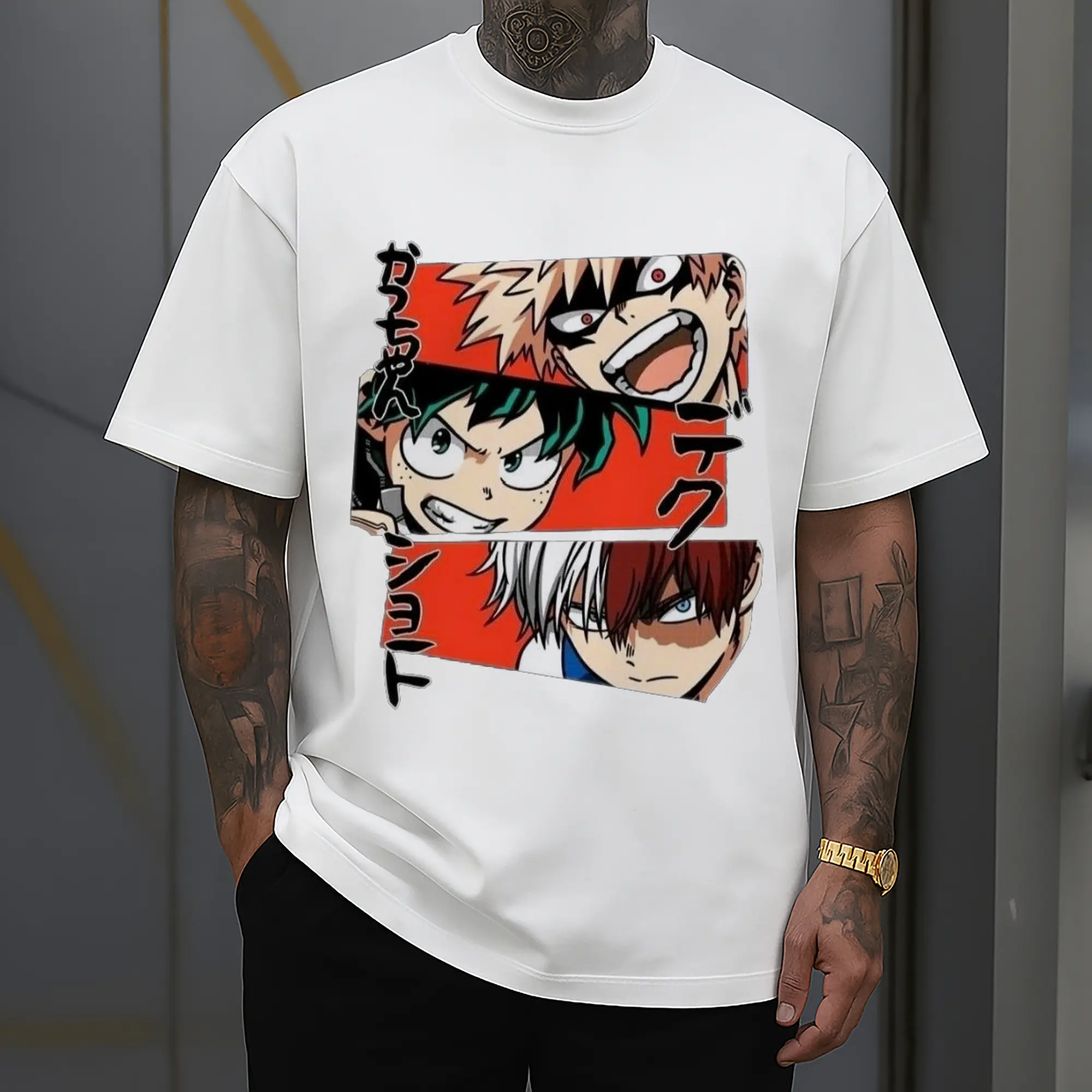 MHA Big 3 Manga Collage Trendy DIY