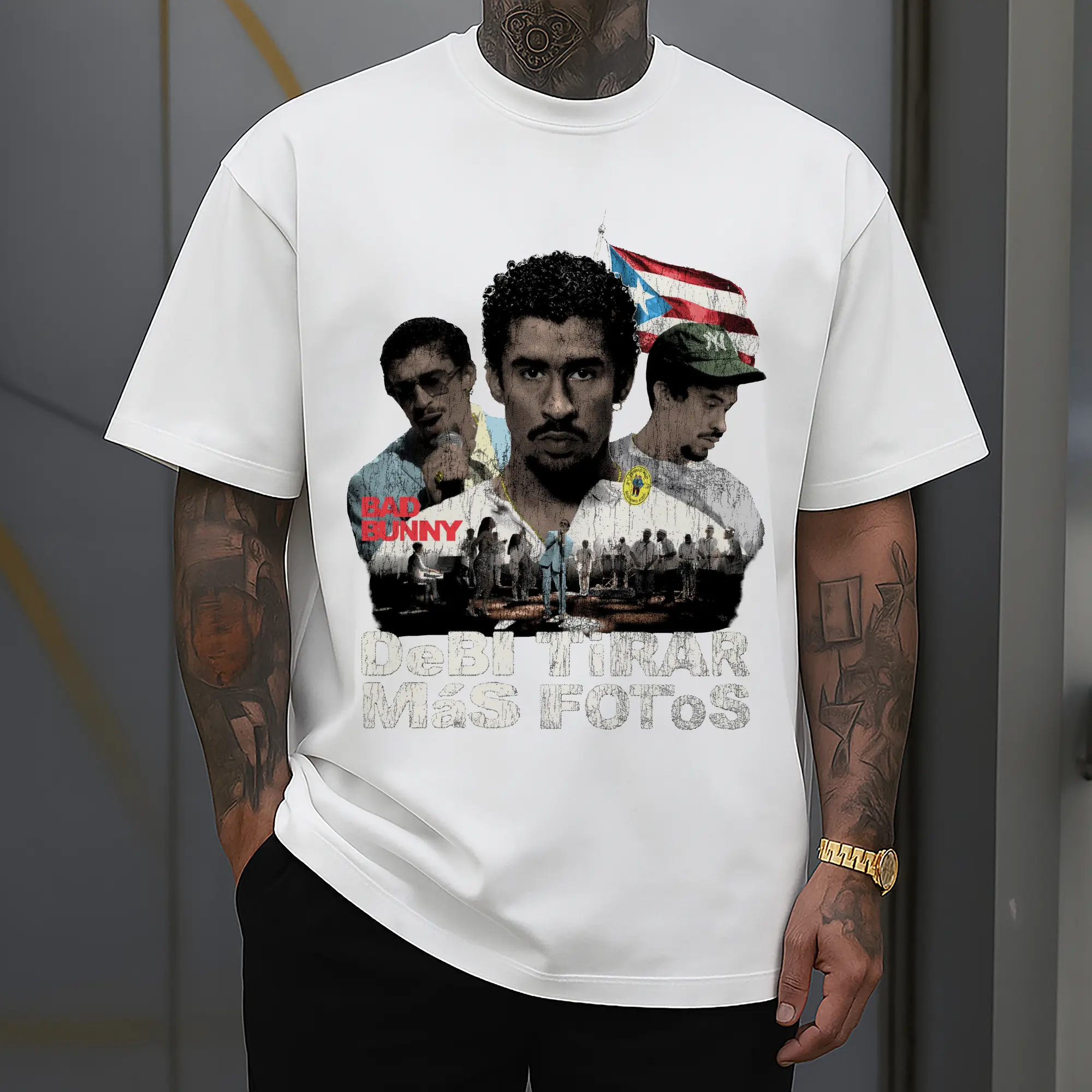 Bad Bunny Puerto Rican Retro Music DIY