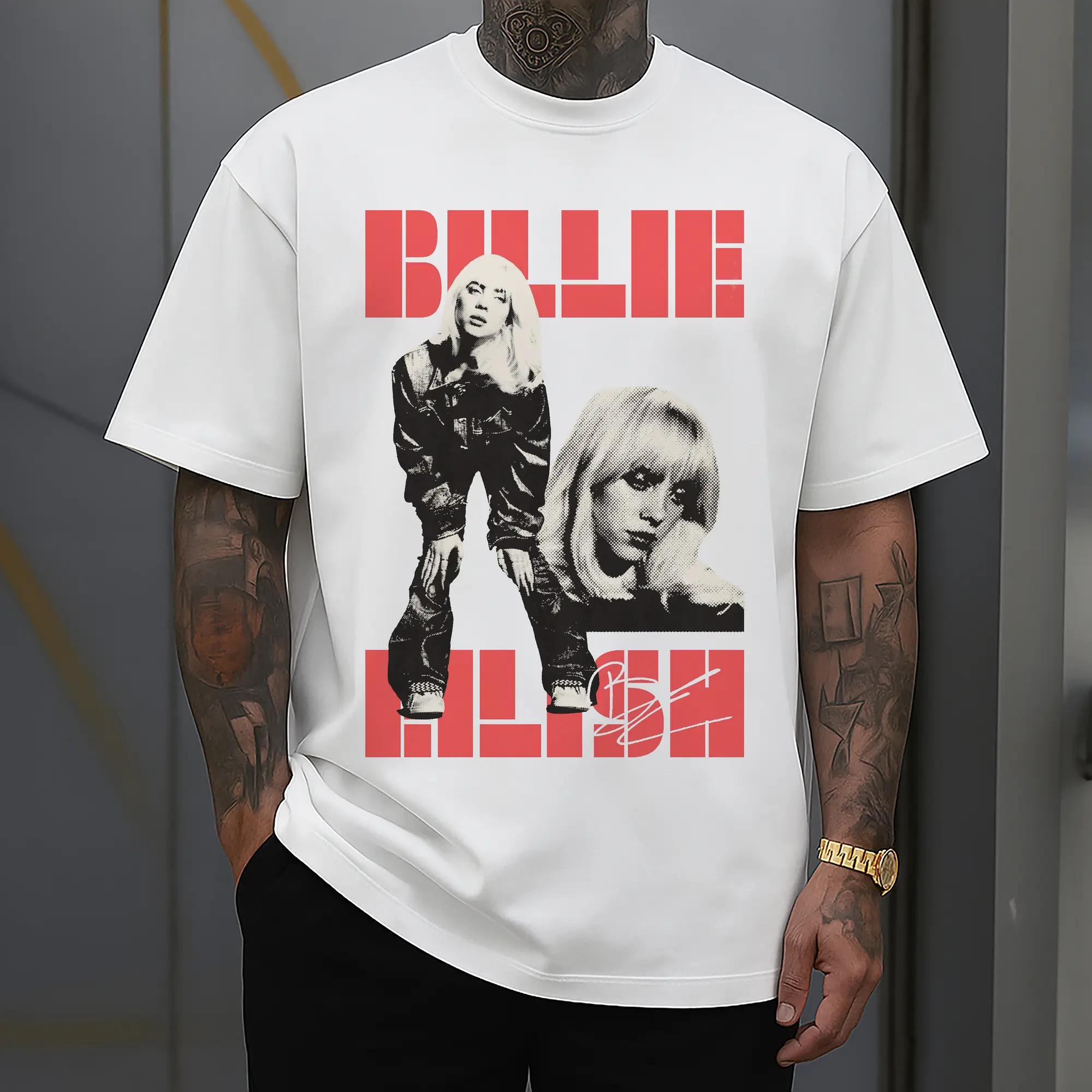 Billie Eilish Retro Pop Punk DIY