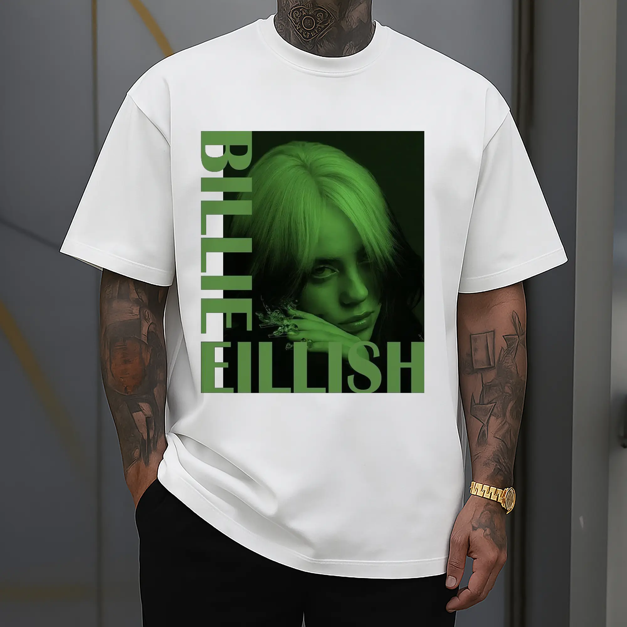 Billie Eilish Minimalist Color Block DIY
