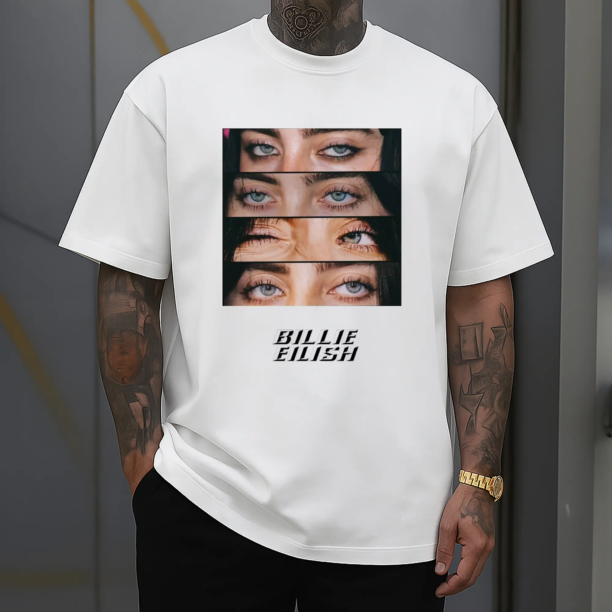 Billie Eilish Artistic Eye Collage DIY