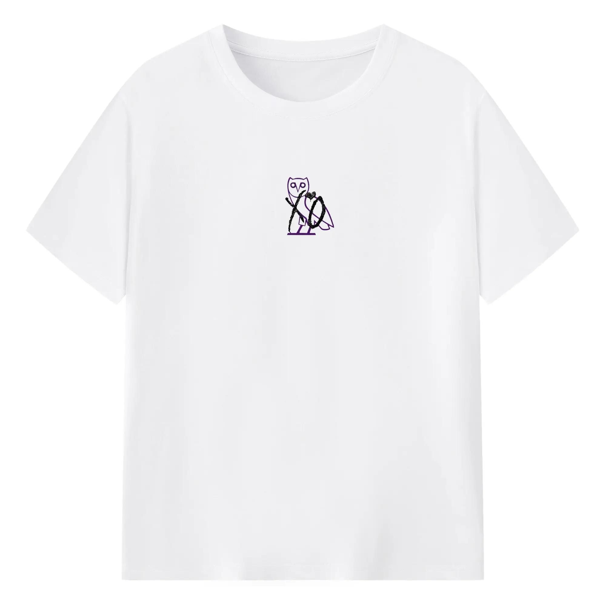 OVO XO Drake The Weeknd DIY - 180g Cotton T-Shirt With Front Heat Transfer Print – Soft, Lightweight, Fitted Design – Comfortable Casual Wear For Sports & Everyday Use