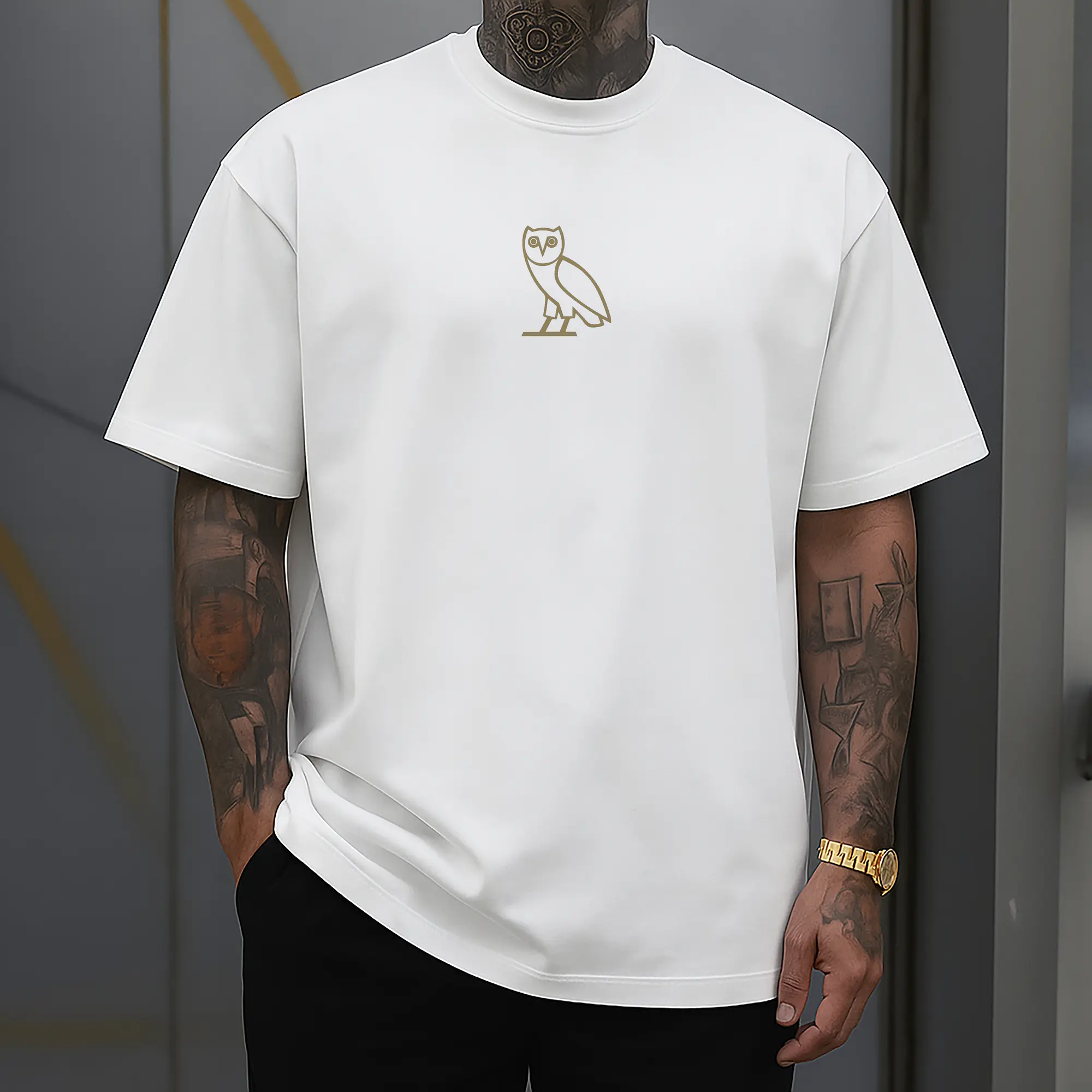 OVO Drake Golden Owl Minimalist DIY