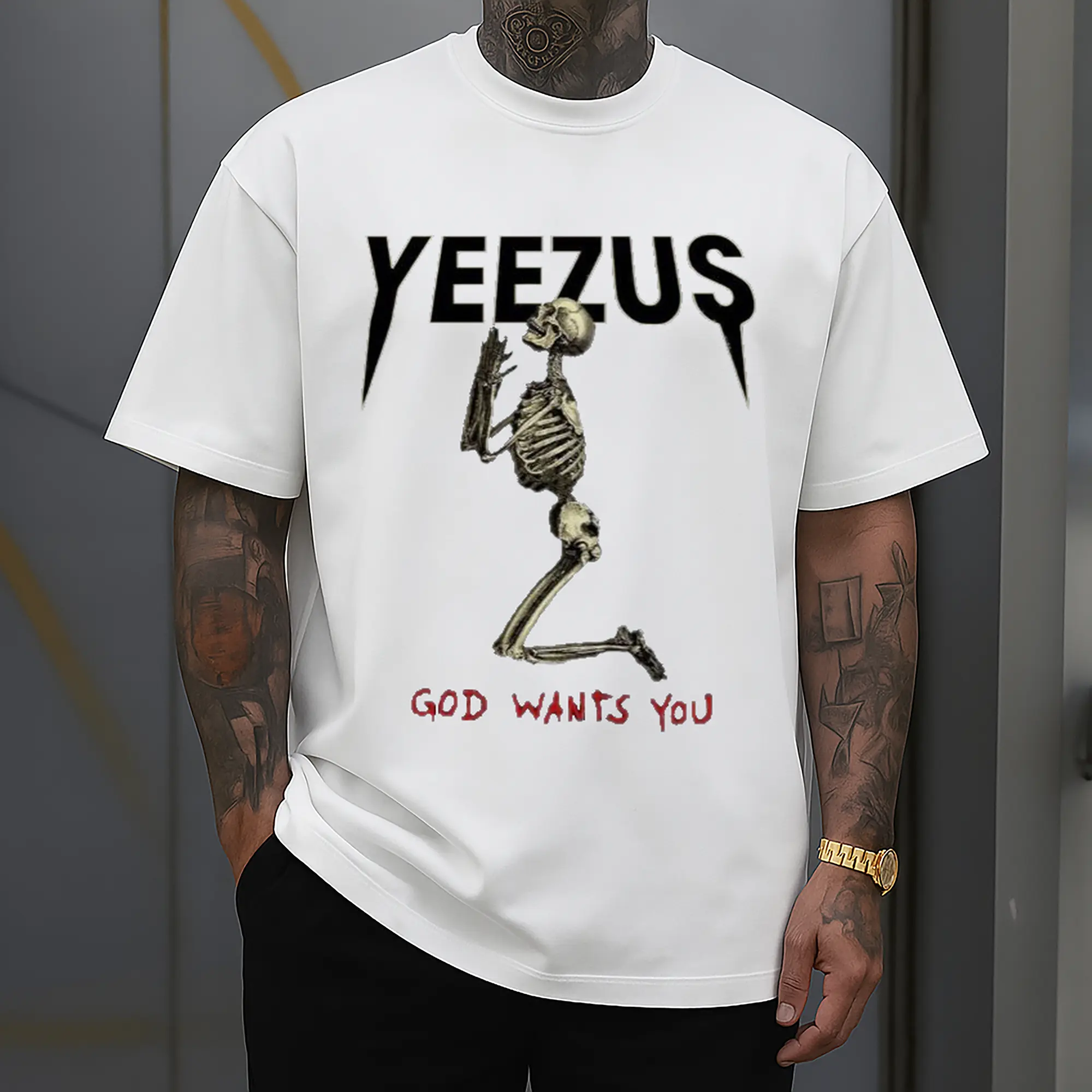 Kanye West YEEZUS Dark Religious DIY