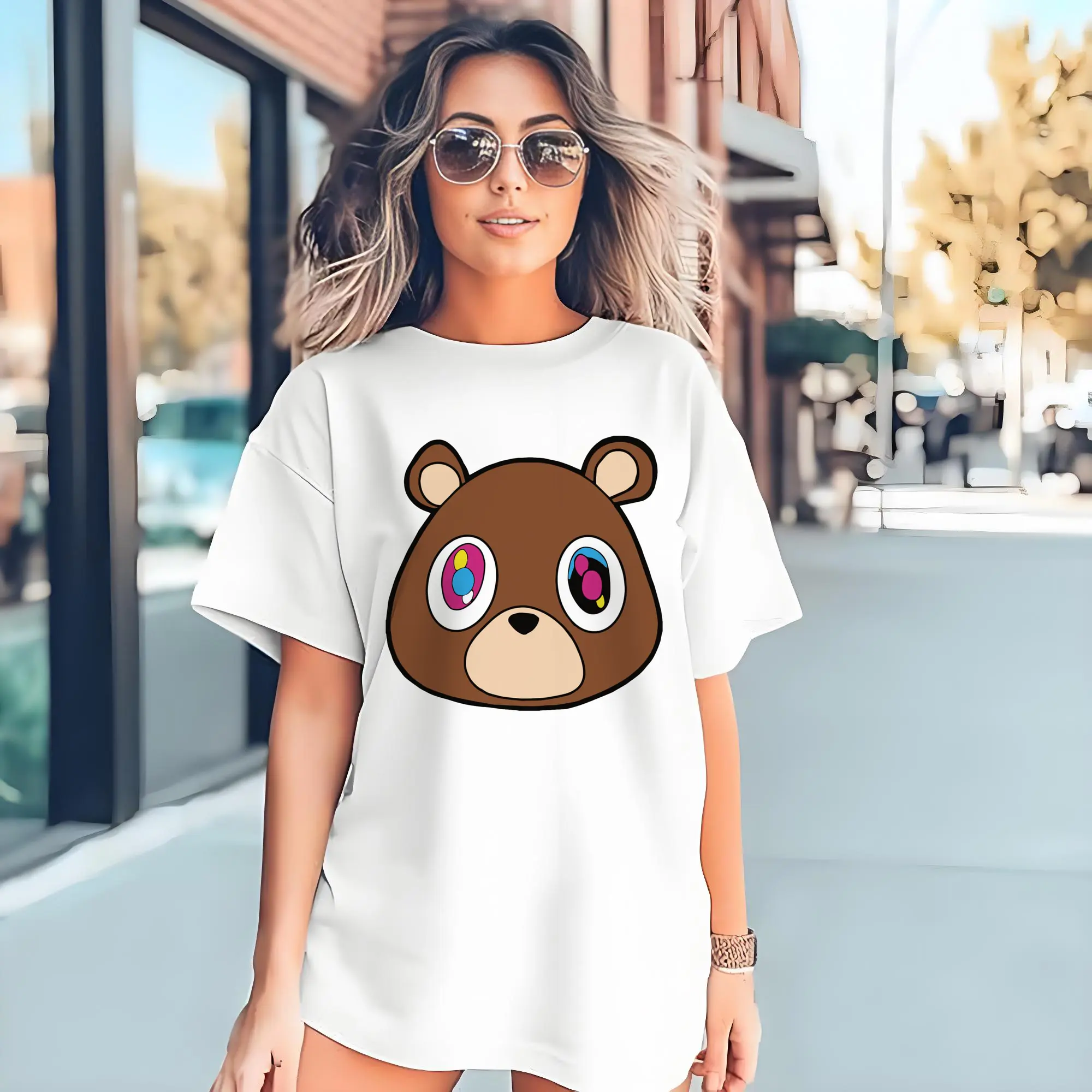 Kanye West Cartoon Pop Art Bear DIY