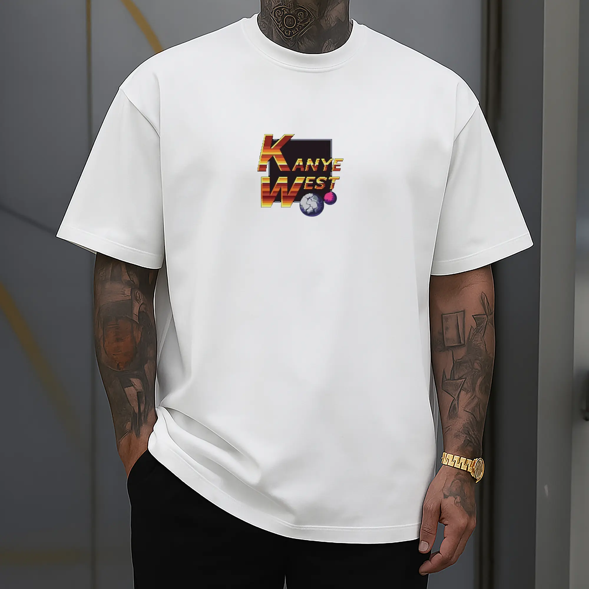 Kanye West Pixel Art Retro Gaming DIY