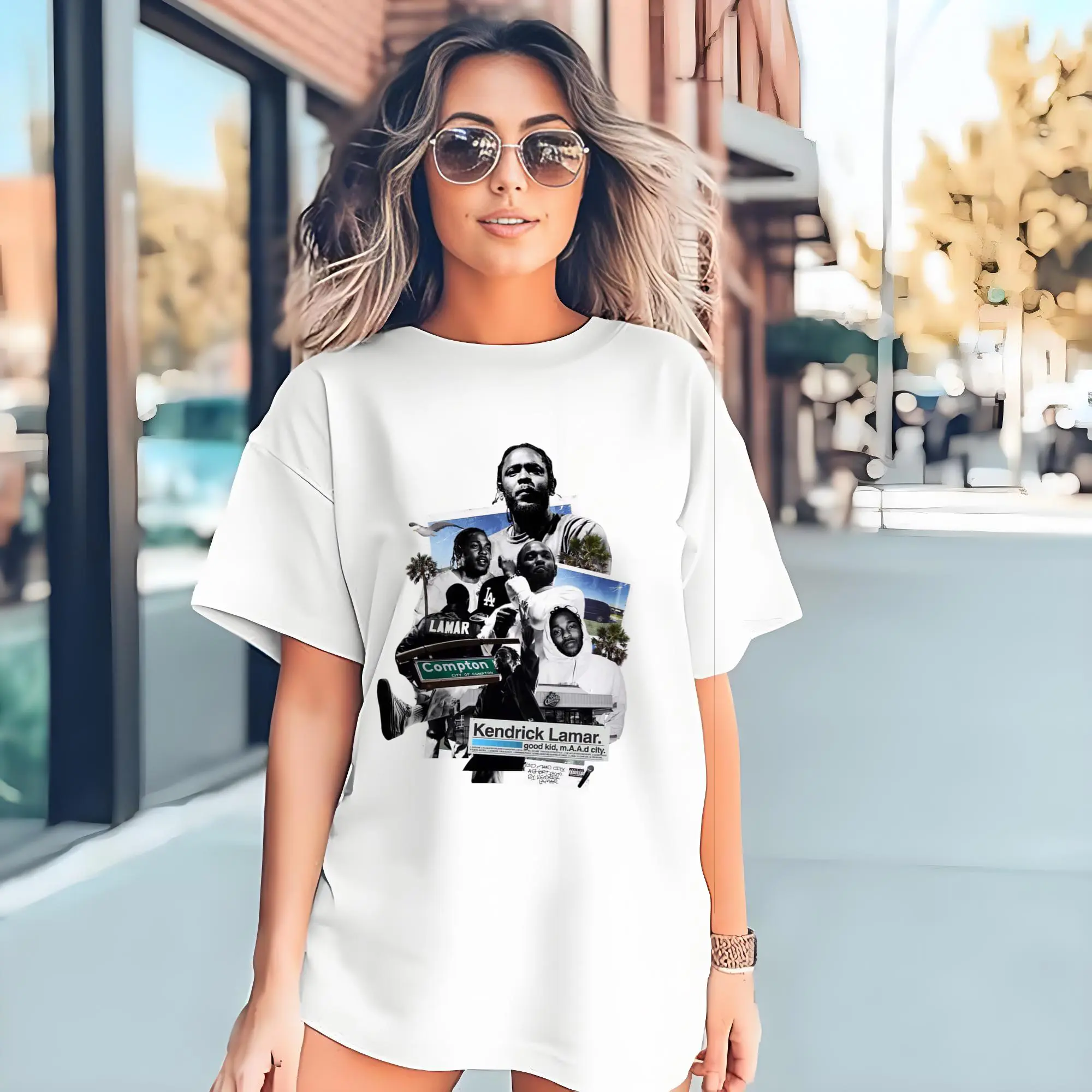 Kendrick Lamar Retro Collage 《good kid, m.A.A.d city》DIY