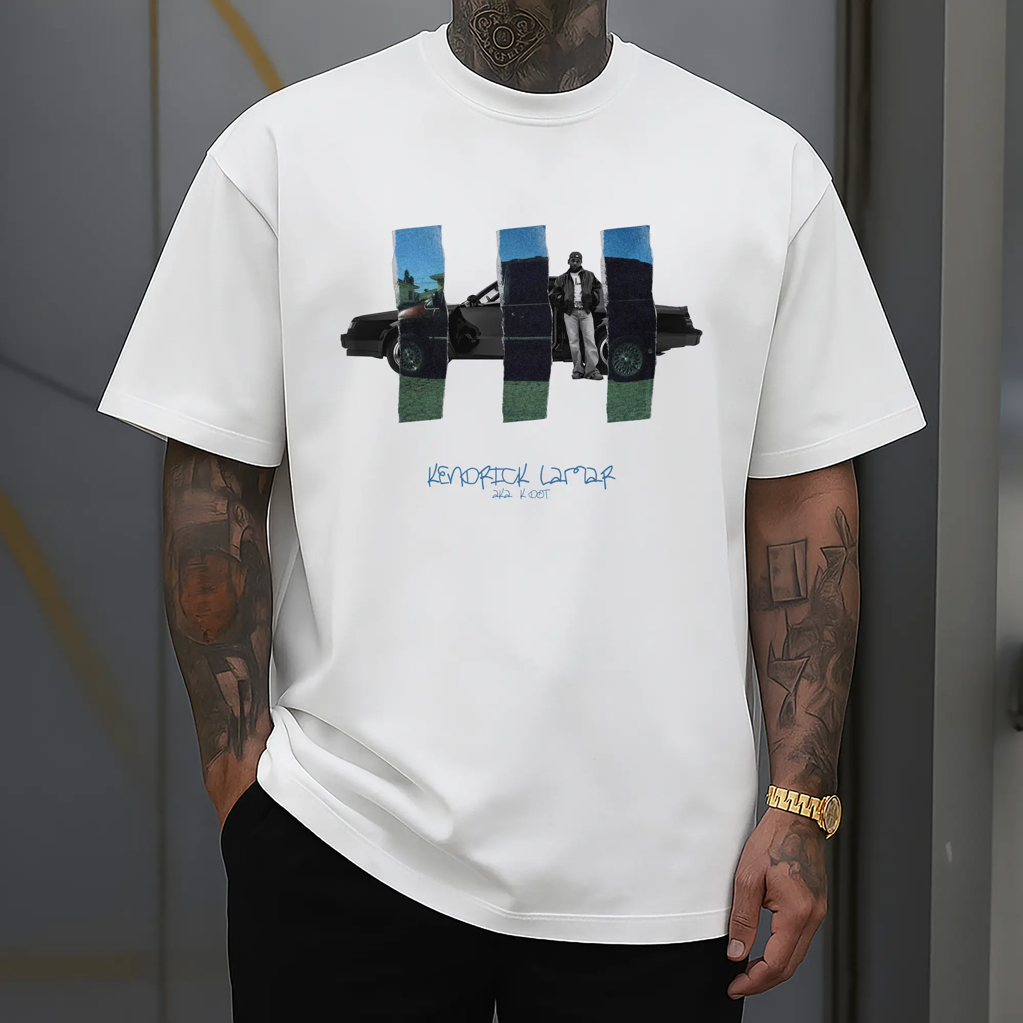 Kendrick Lamar Retro Hip-Hop Street Car DIY