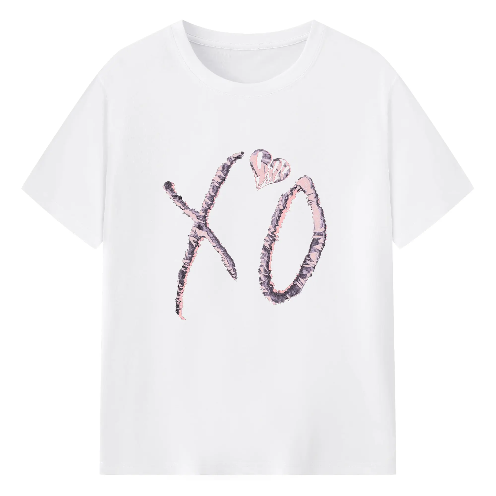 The Weeknd XO Dreamy DIY - 180g Cotton T-Shirt With Front Heat Transfer Print – Soft, Lightweight, Fitted Design – Comfortable Casual Wear For Sports & Everyday Use