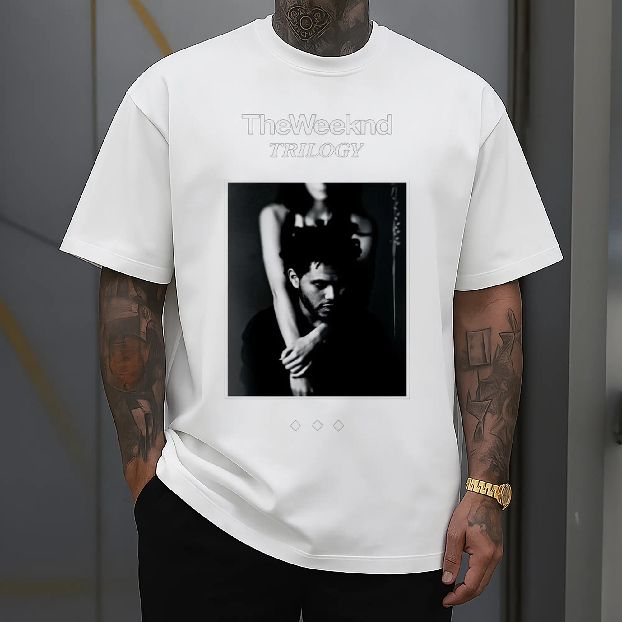 The Weeknd《Trilogy》Trilogy Black & White DIY