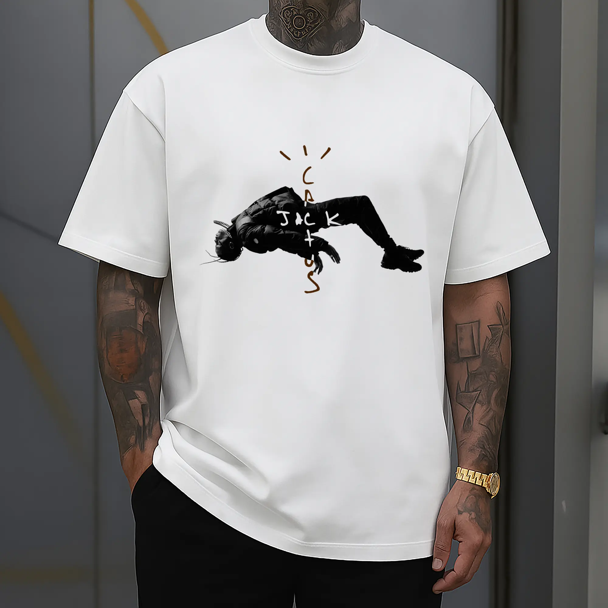 Travis Scott Cactus Jack Dark Streetwear DIY