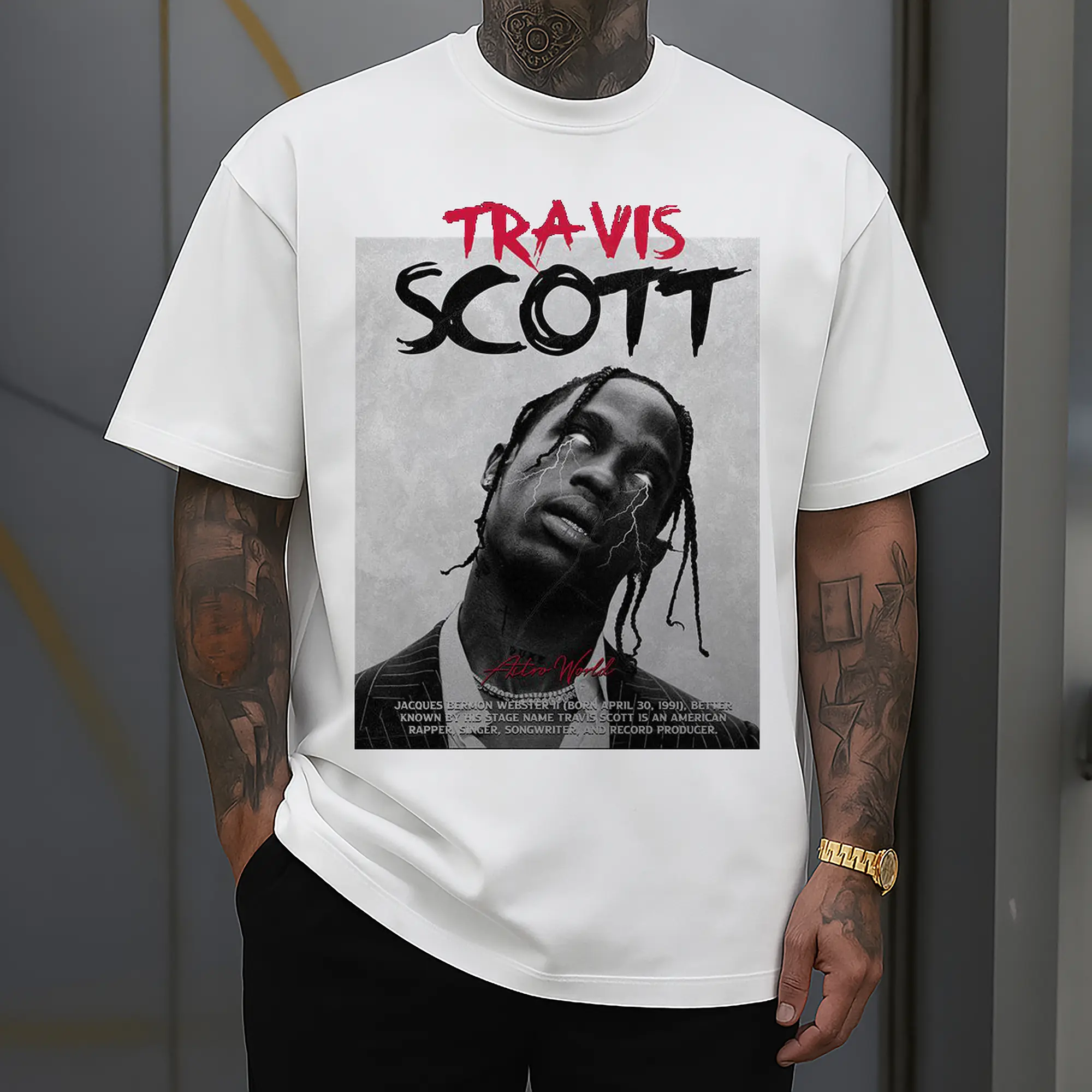 Travis Scott ASTROWORLD Vintage Dark DIY