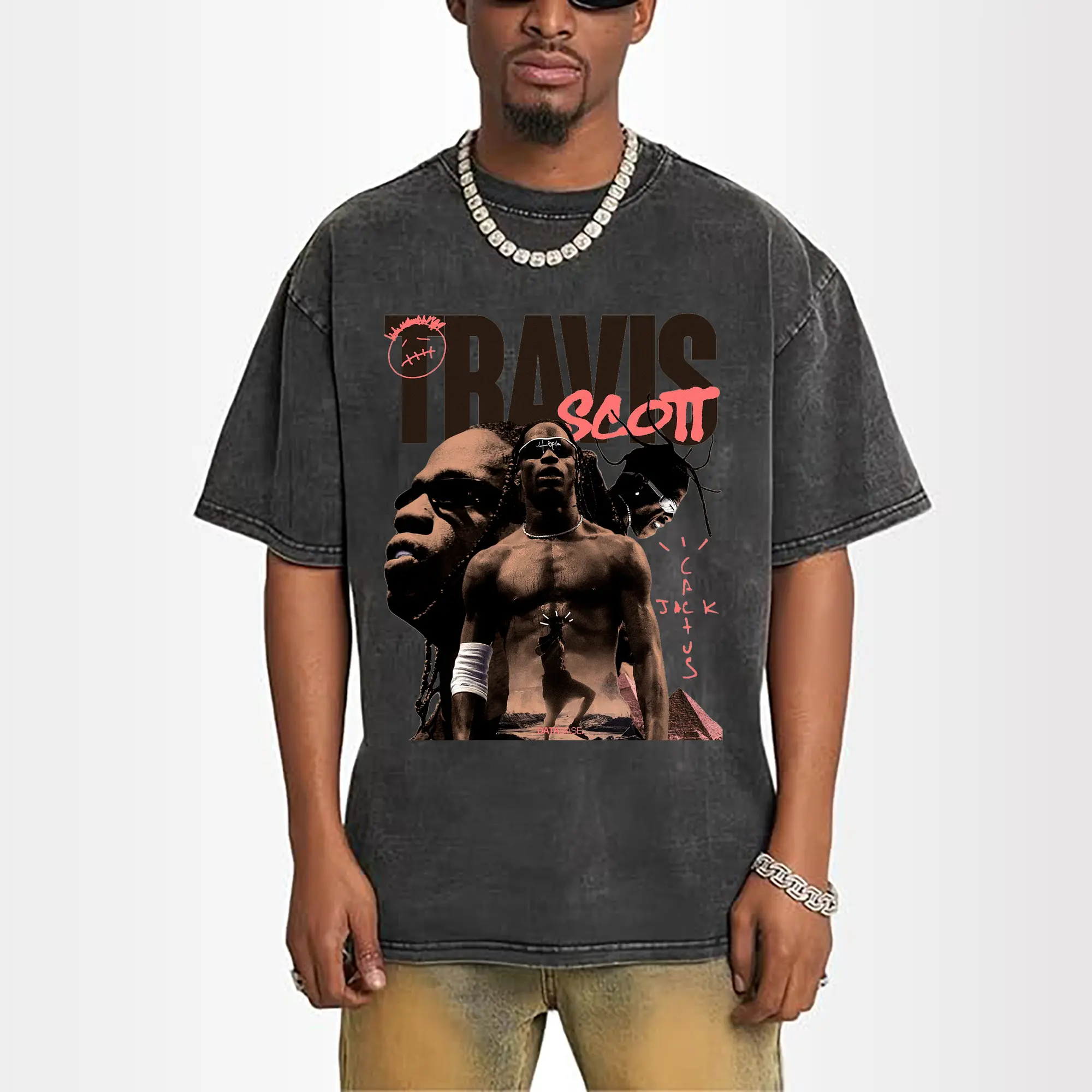 Travis Scott Cactus Jack Vintage Collage DIY