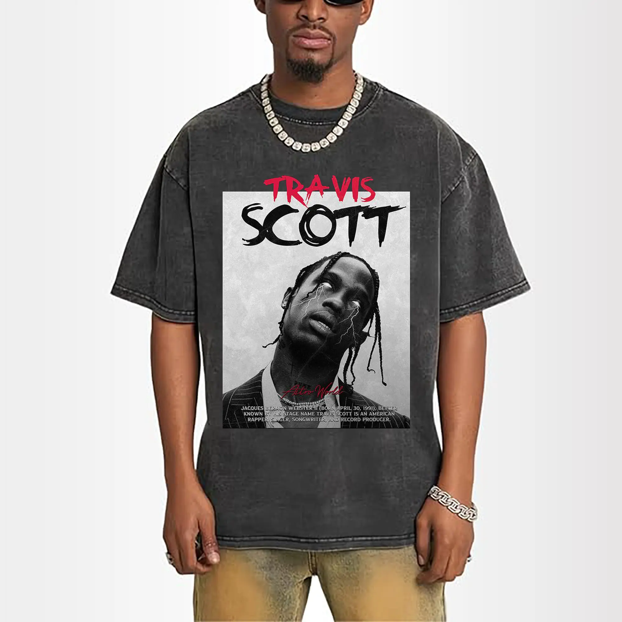 Travis Scott ASTROWORLD Vintage Dark DIY