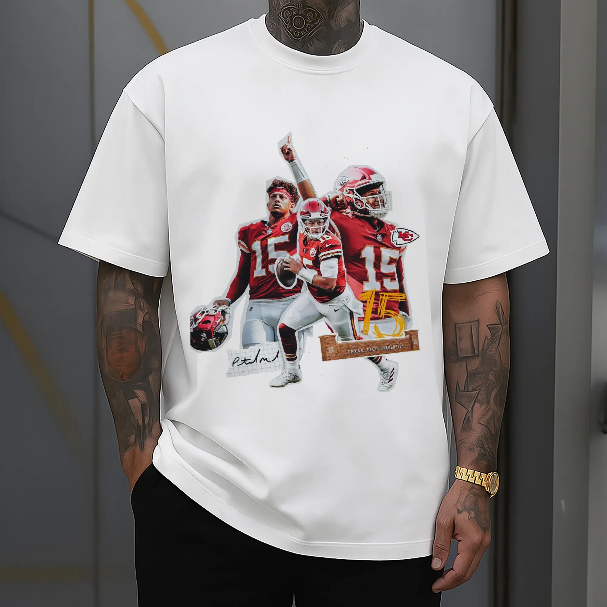 Patrick Mahomes #15 NFL Legend DIY Shirt