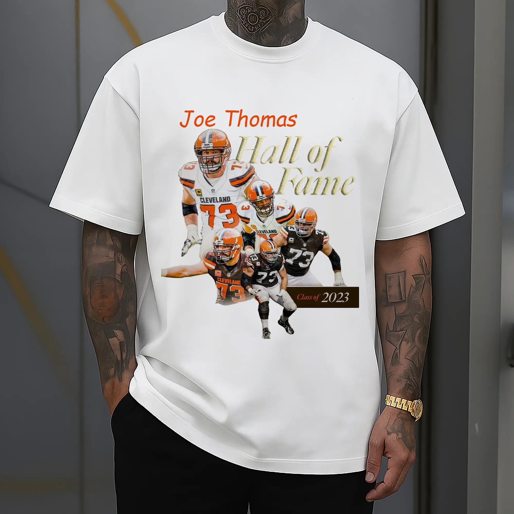 “Joe Thomas #73 NFL Hall of Fame Class of 2023” DIY Shirt