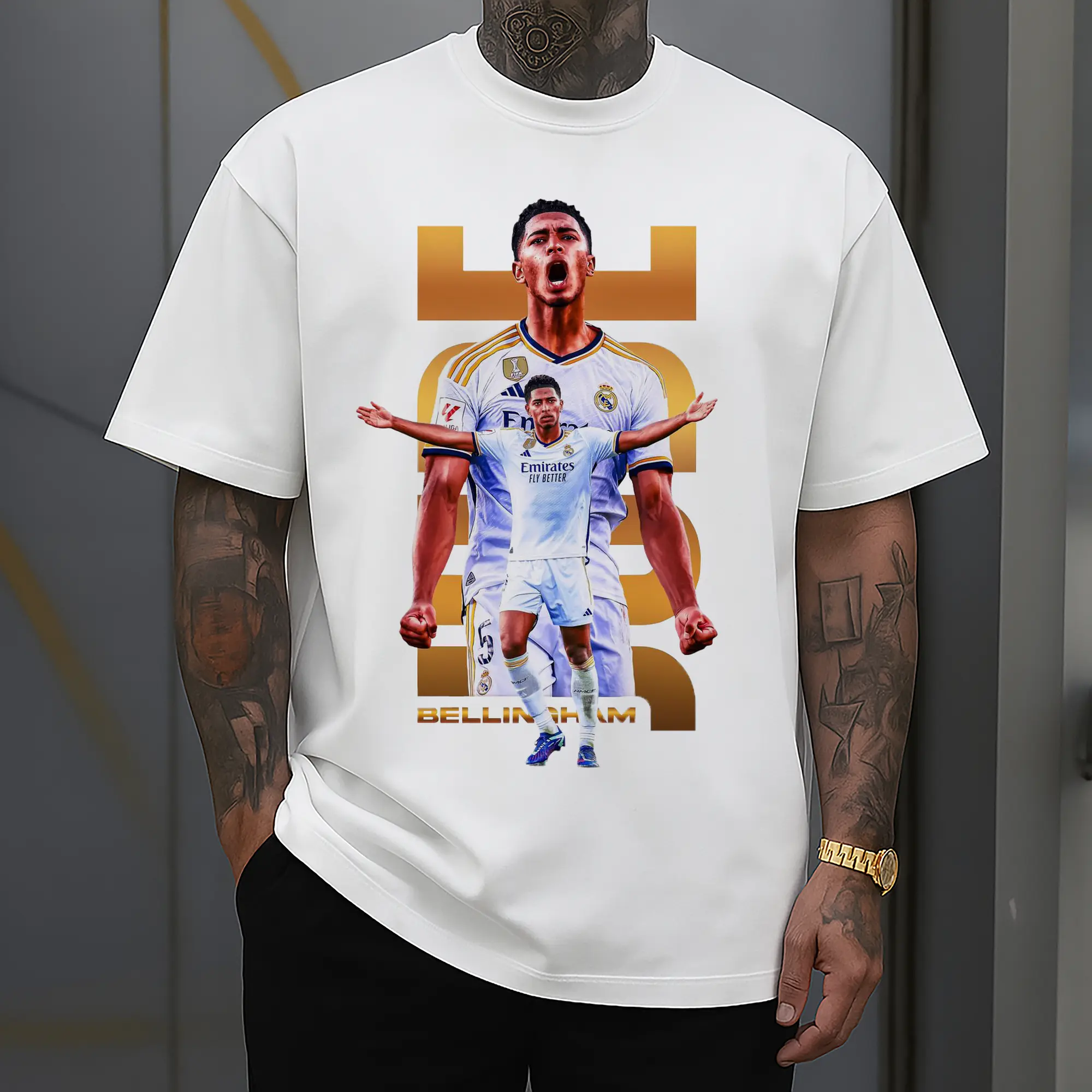 Real Madrid Jude Bellingham Star Style DIY Shirt