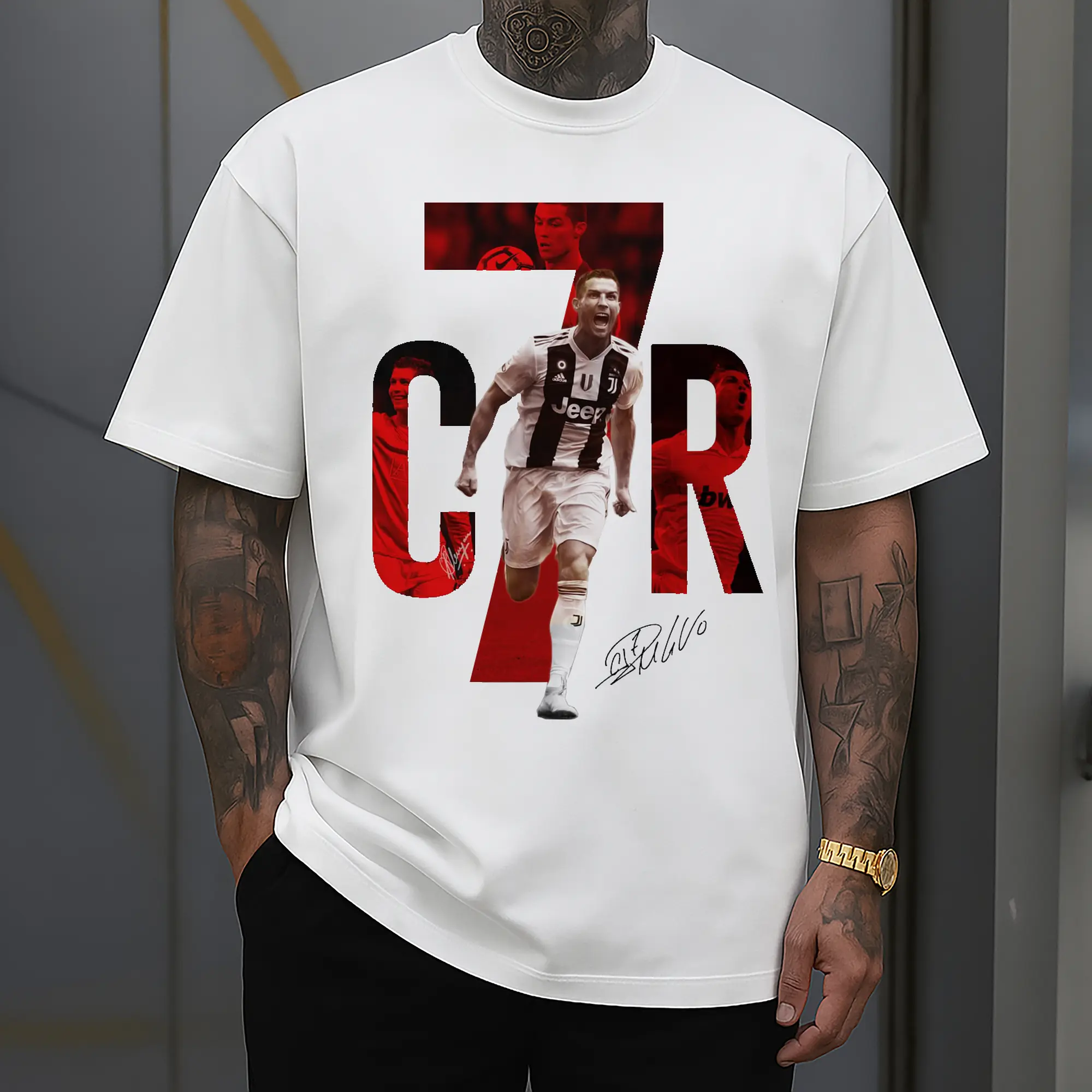 Cristiano Ronaldo CR7 Career Collage DIY Shirt